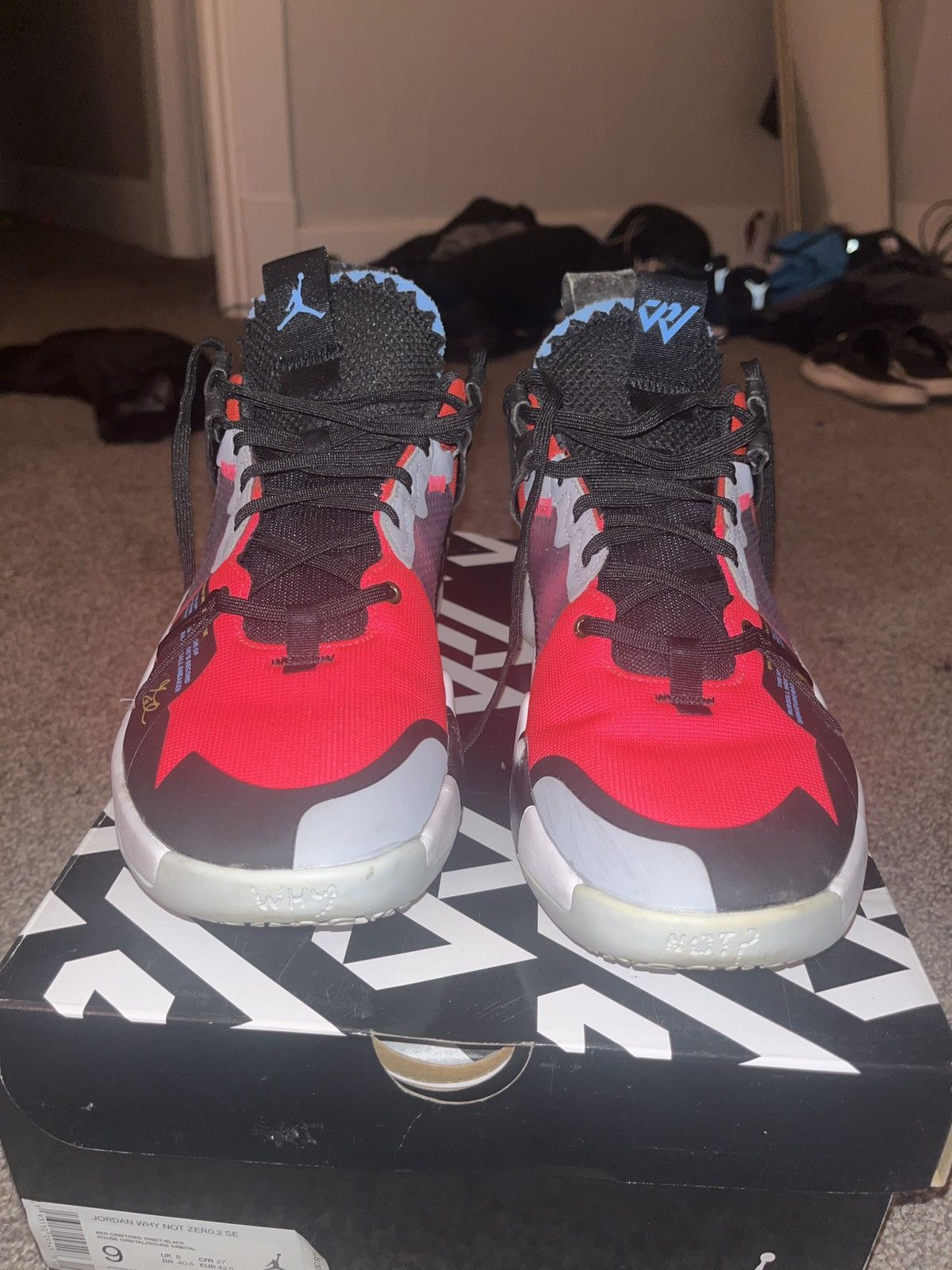Jordan Brand Jordan Why Not ZER0.2 SE Red Orbit Size US 9 / EU 42 - 2 Thumbnail