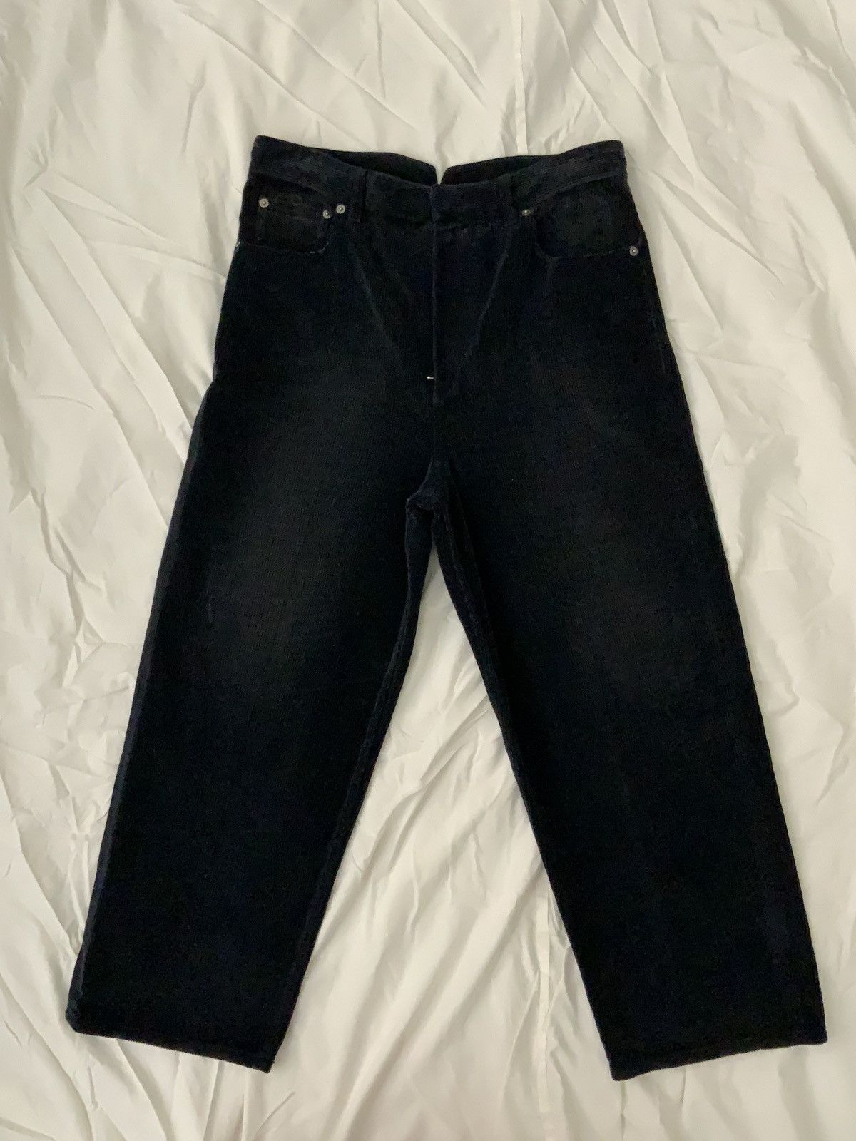 Dior Navy Corduroy Pants Size US 30 / EU 46 - 2 Thumbnail