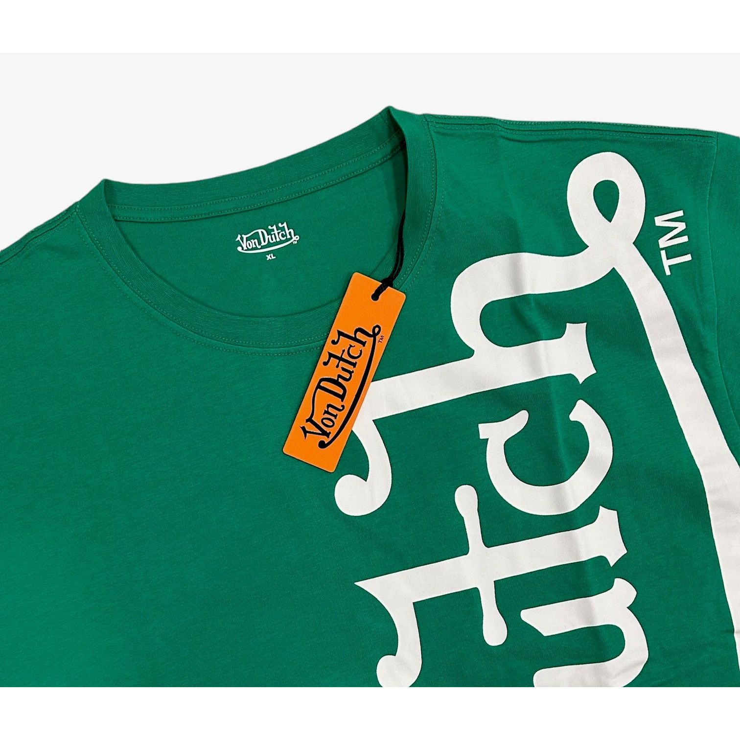 Von Dutch Von Dutch T-Shirt Vertical Logo Oversized Heavyweight Tee Size US XXL / EU 58 / 5 - 2 Thumbnail