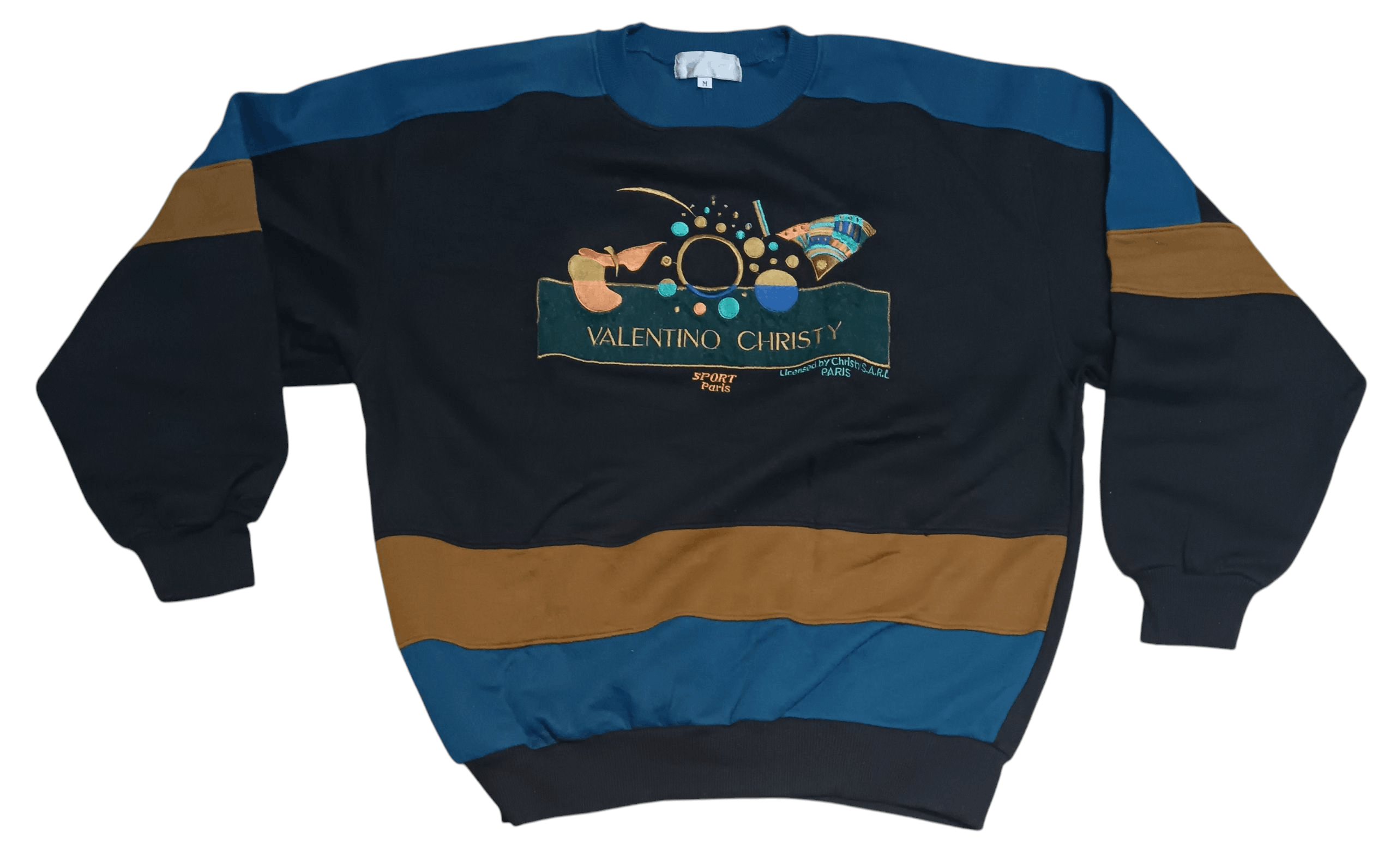 Japanese Brand VALENTINO CHRISTY SPORTS EMBROIDERED SWEATSHIRT Size US M / EU 48-50 / 2 - 1 Thumbnail