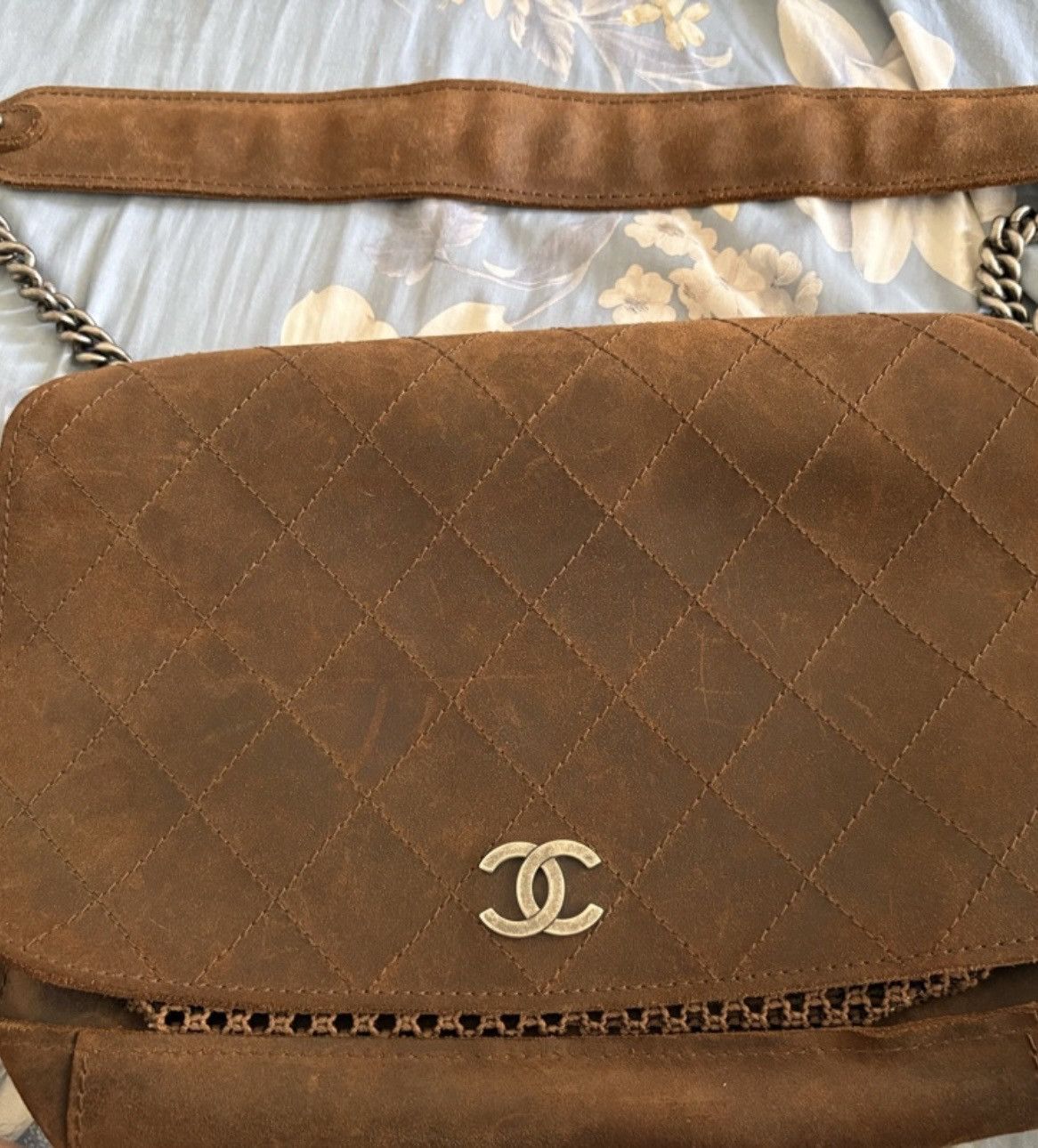 Chanel Chanel Paris Edinburgh Large Messenger Bag crossbody bag Size ONE SIZE - 6 Thumbnail
