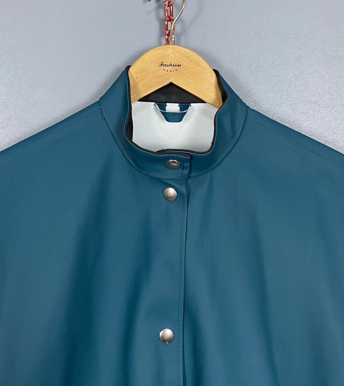 Stutterheim Stutterheim Stockholm Waterproof Rain Rubber Coat Jacket Too Size XXS / US 00 / IT 34 - 2 Thumbnail