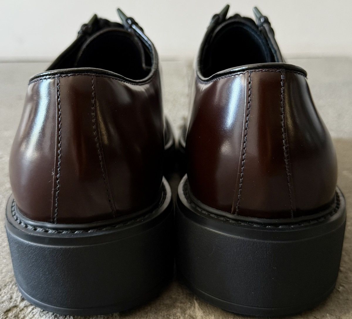 Prada × Raf Simons Prada - Raf Simons - FW2023 - Diapason Opaque -Brushed Derby Size US 8 / EU 41 - 6 Thumbnail