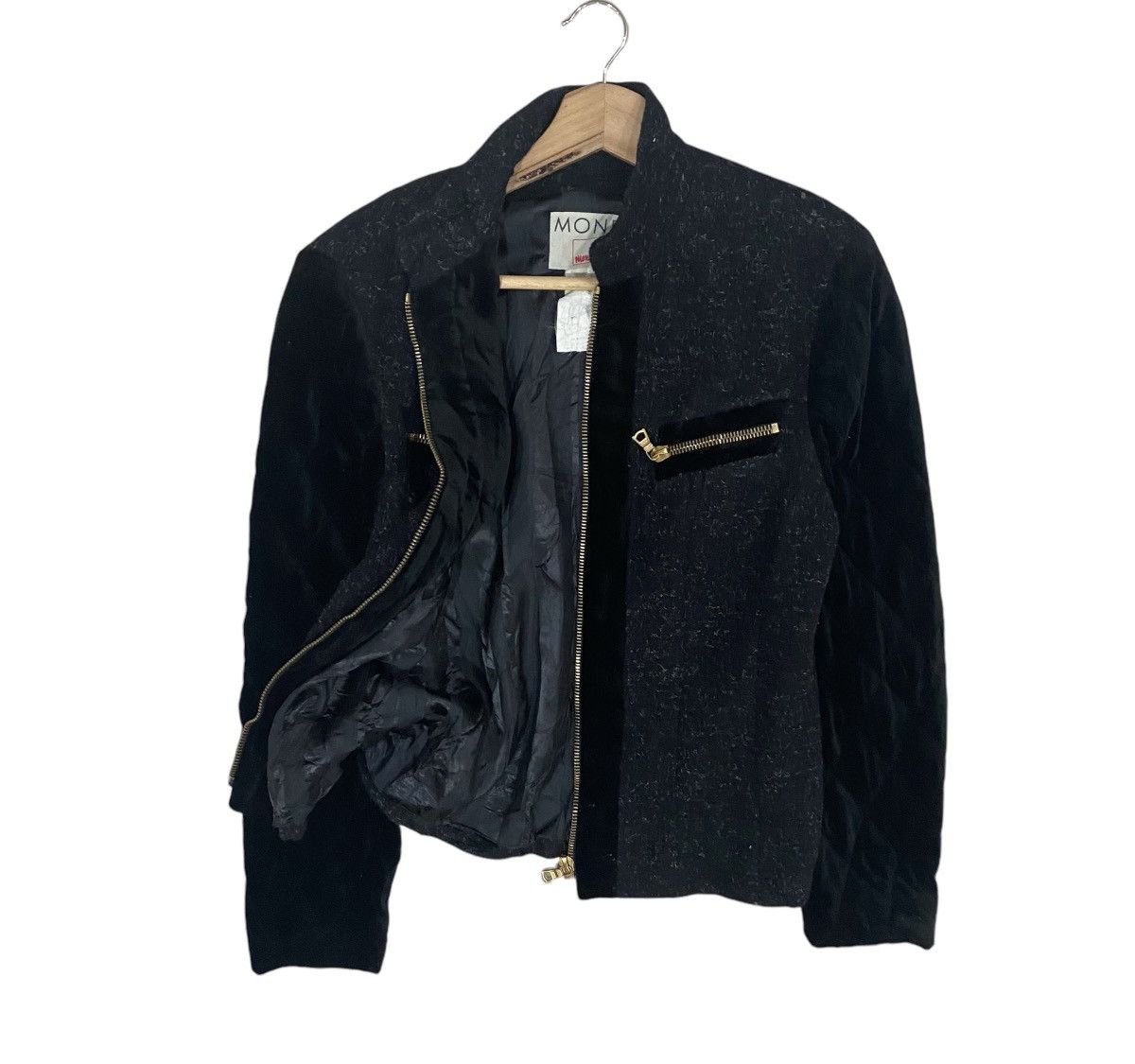 Designer × If Six Was Nine VINTAGES MONDI PUNK WOOL ZIPPER RIRI JACKET Size US XS / EU 42 / 0 - 2 Thumbnail