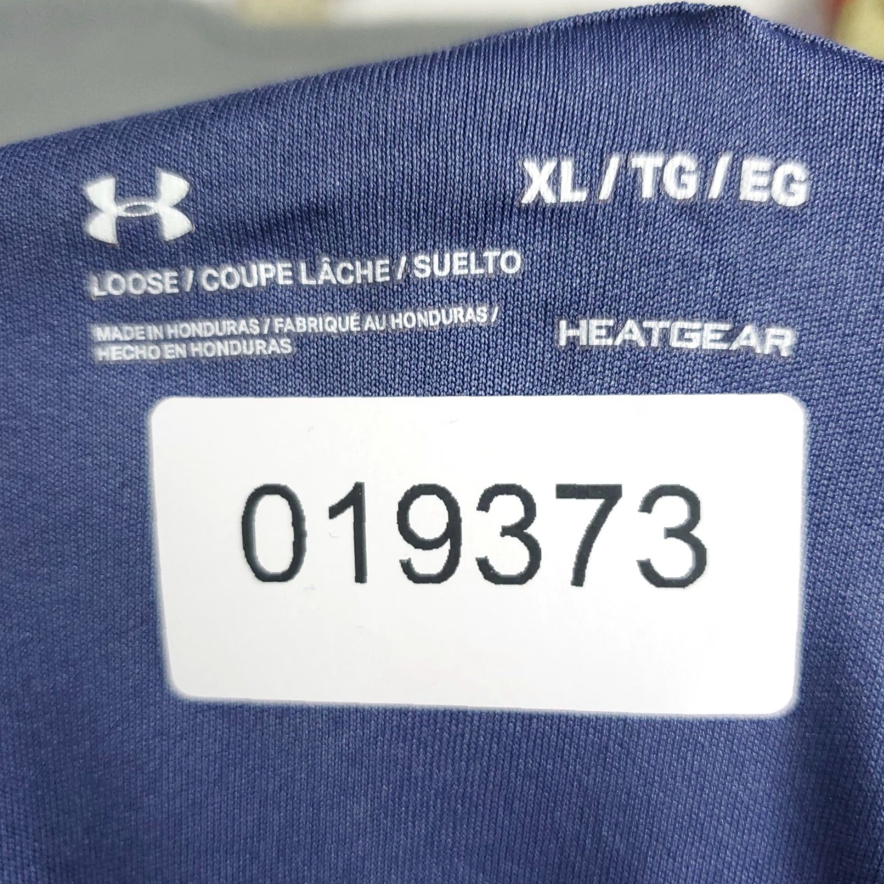 Under Armour Under Armour T Shirt Mens XL Blue HeatGear Active Work Out Regular Adult Short Sleeve Crew Neck Logo Airflow Breathable Sports Size US XL / EU 56 / 4 - 7 Thumbnail
