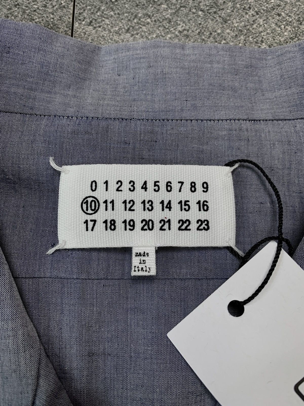 Maison Margiela FREE TAX! BNWT MM Embroidery Linen Blend Camp Collar Shirt Size US M / EU 48-50 / 2 - 10 Thumbnail