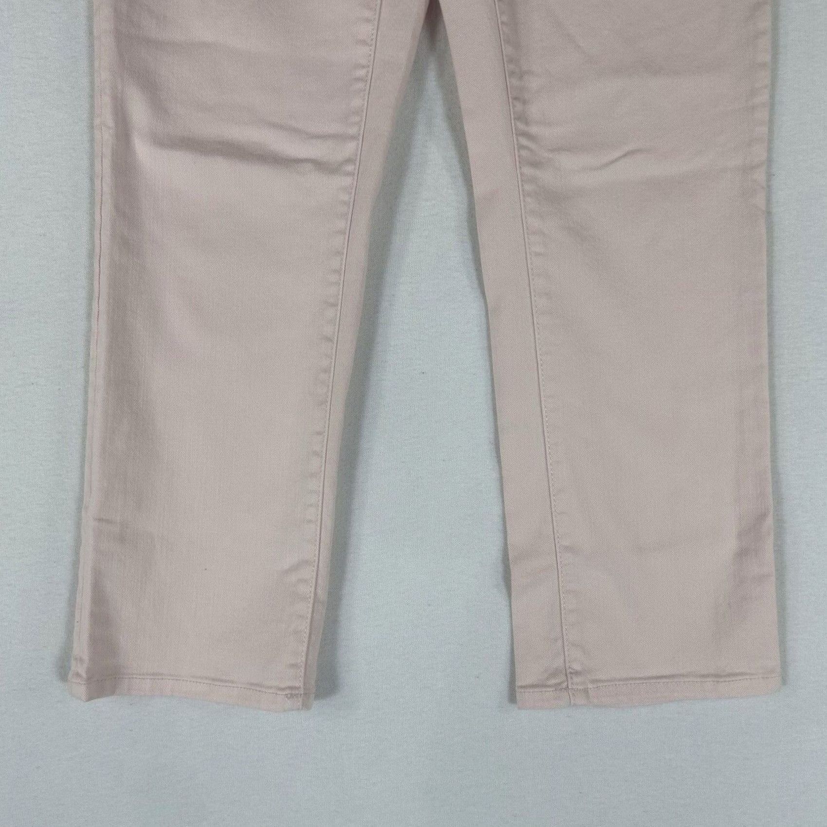 Lands' End Lands' End Mid Rise Crop Jeans Womens 2 Pink Denim Skinny Stretch Casual Pockets Shirts? Size 26" / US 2 / IT 38 - 3 Thumbnail
