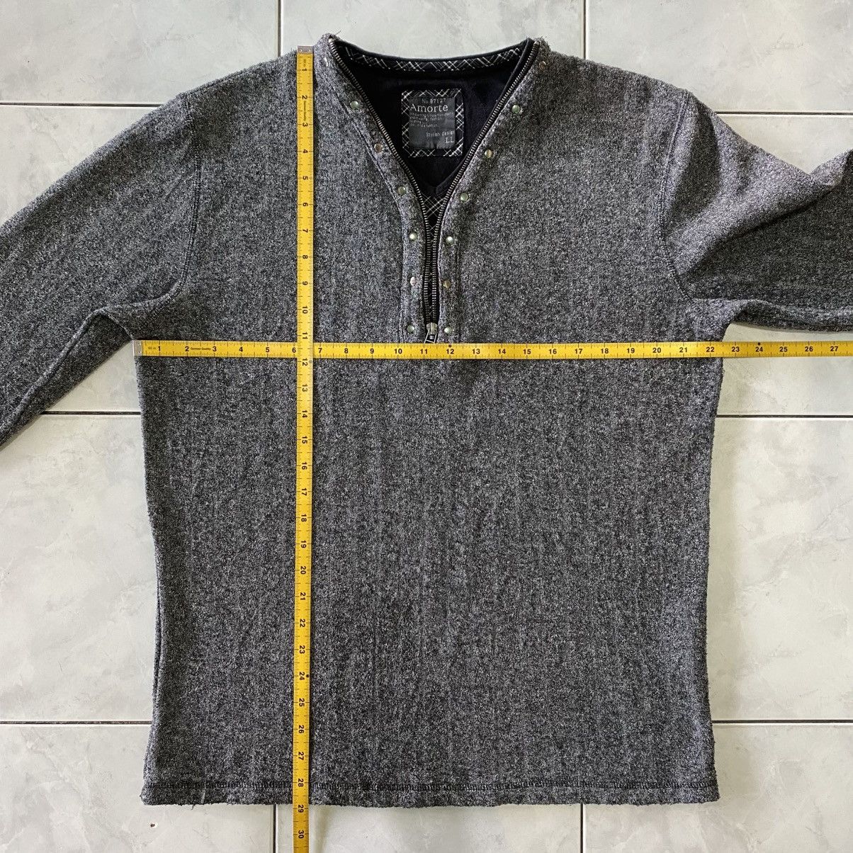Japanese Brand Amorte Japanese Vintage Goth Grunge Punk Dark Luxury Style Size US XL / EU 56 / 4 - 16 Thumbnail