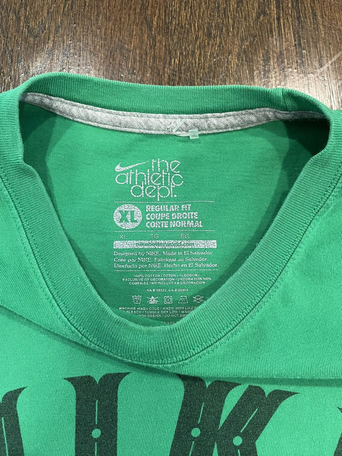 Nike Vintage green Nike Shirt Size US XL / EU 56 / 4 - 3 Thumbnail
