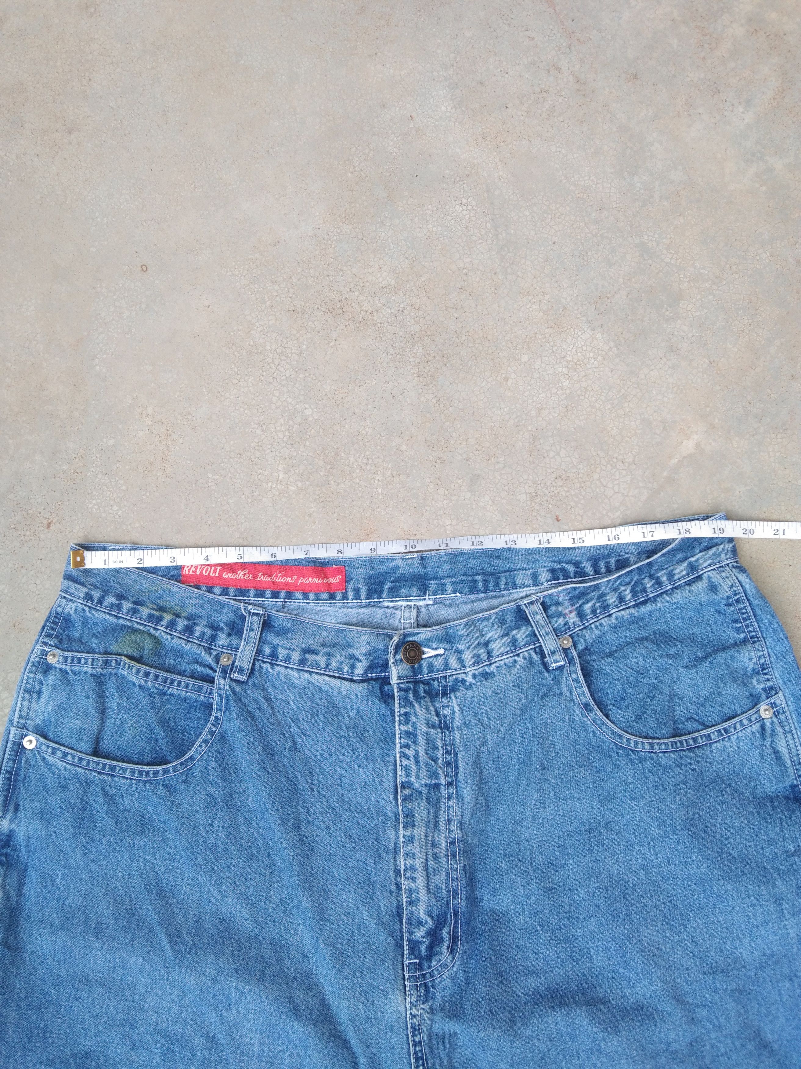 Jean Vintage Revolt Jeans Y2k Carpenter Skater Baggy Fit 38x31 Size US 38 / EU 54 - 9 Thumbnail