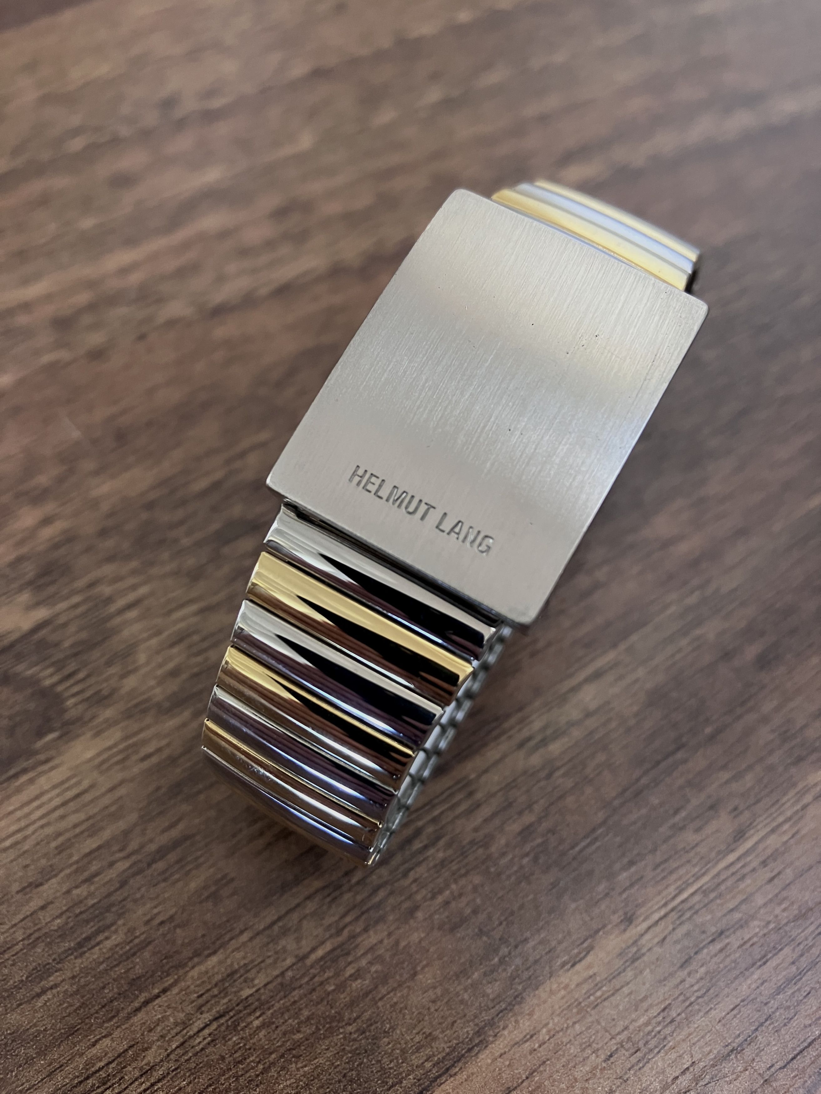 Bracelet Jonc/manchette Vintage Helmut Lang - Occasion, Style Cuff