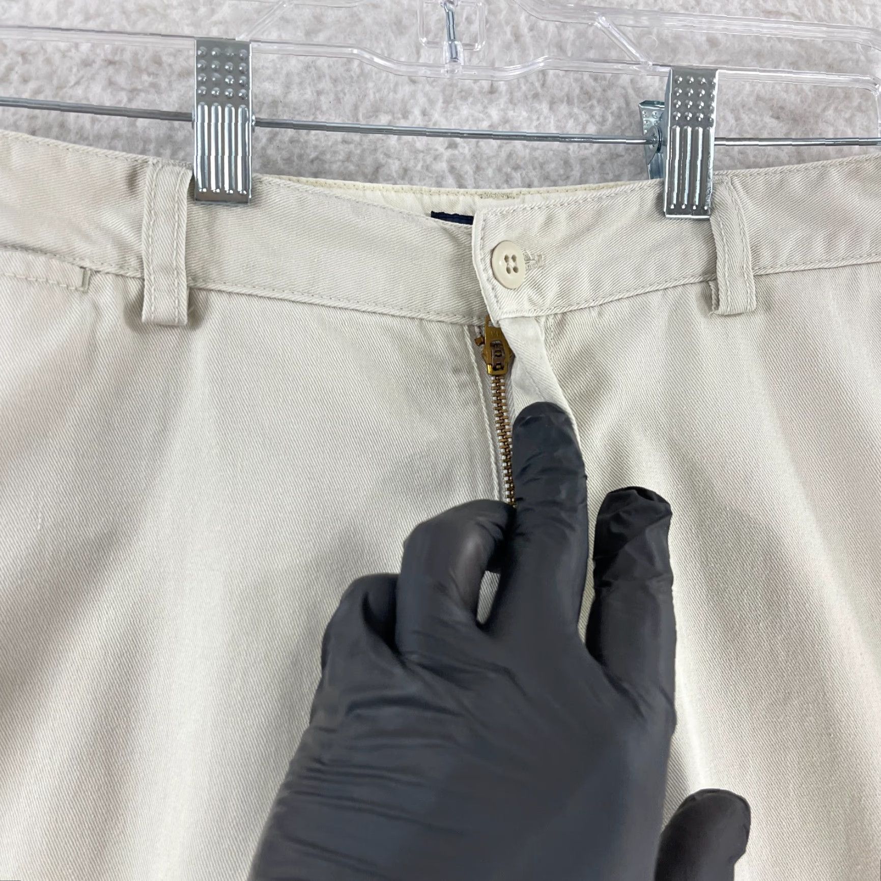 Ralph Lauren Ralph Lauren Pants Womens Size 12 Beige Straight Leg Cropped Mid-Rise Casual Size 34" / US 12 / IT 48 - 5 Thumbnail
