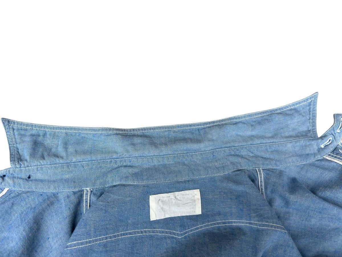 Sugar Cane Sugar Cane Chin Strap Gusset Selvedge Chambray Shirt Size US S / EU 44-46 / 1 - 15 Thumbnail