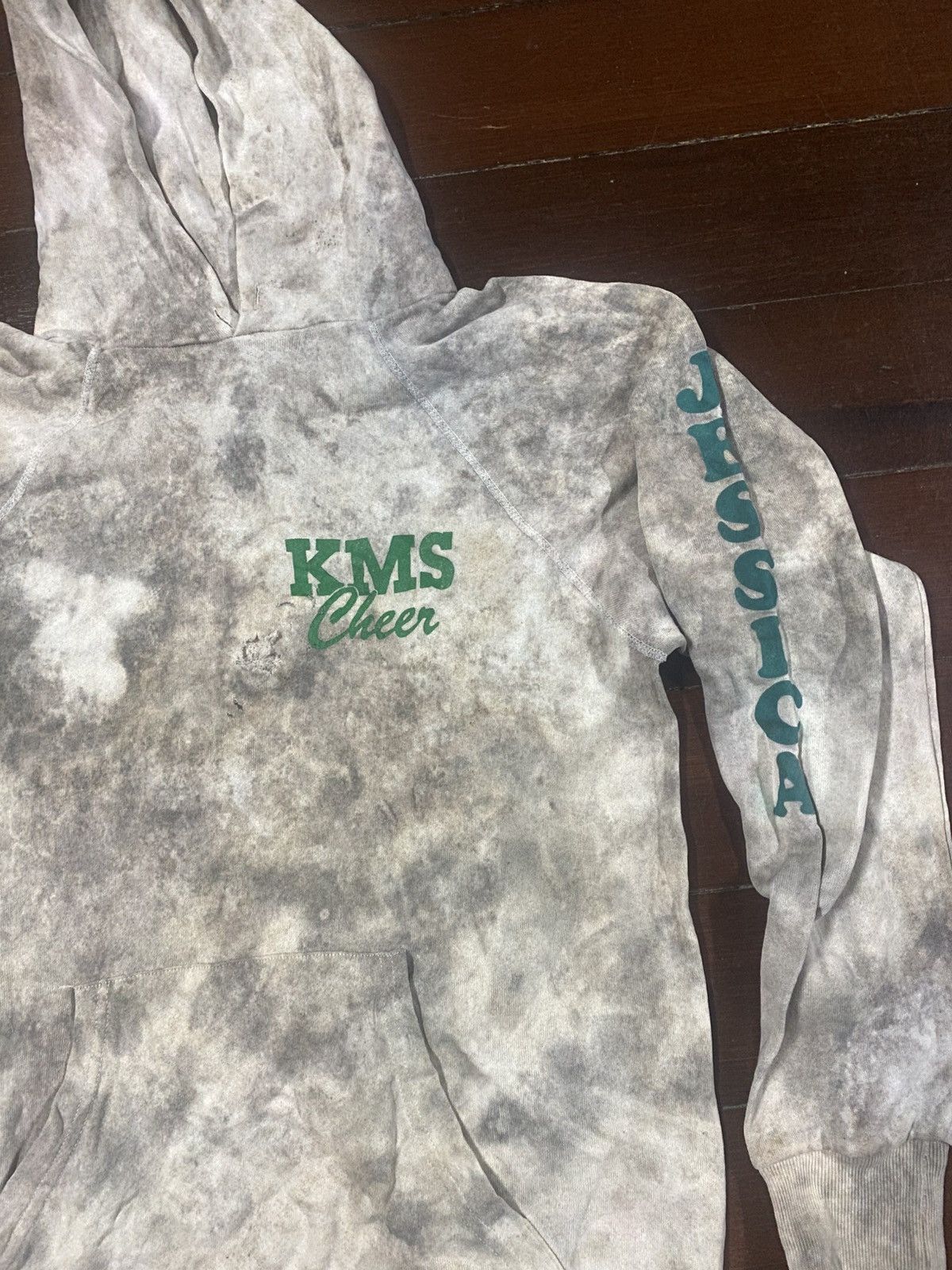 Vintage Vintage hoodie sweatshirt KMS CHEER distressed trasher faded Size US L / EU 52-54 / 3 - 3 Thumbnail