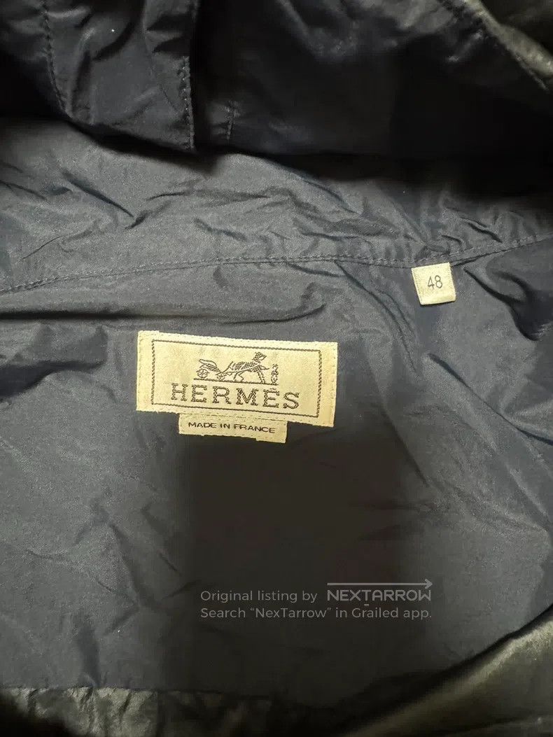 Hermes Hermes Sunscreen shirt, unique collar design, four large p Size US M / EU 48-50 / 2 - 7 Thumbnail