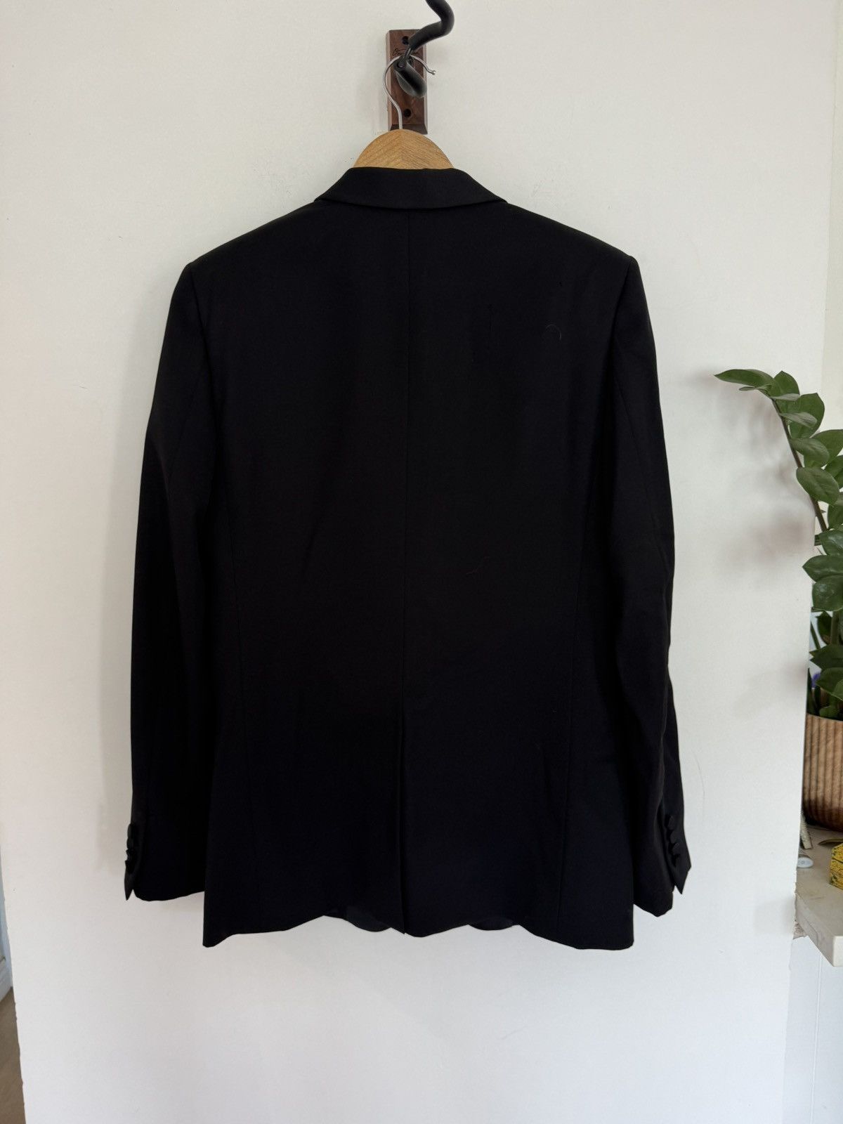 Saint Laurent Paris Hedi Fw13 Shawl le smoking blazer Size 52R - 4 Thumbnail
