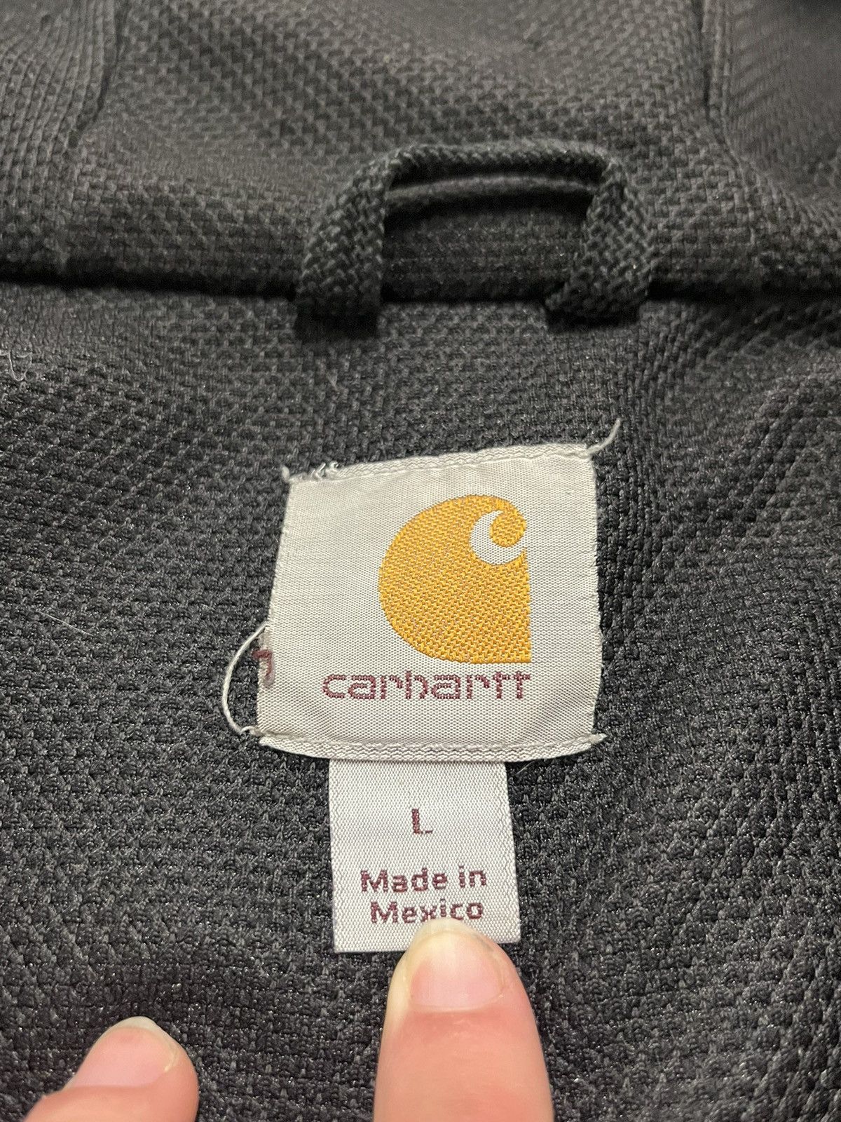 Carhartt × Vintage Carhartt vintage thrashed thermal lined zip up skater hype Size US L / EU 52-54 / 3 - 8 Thumbnail