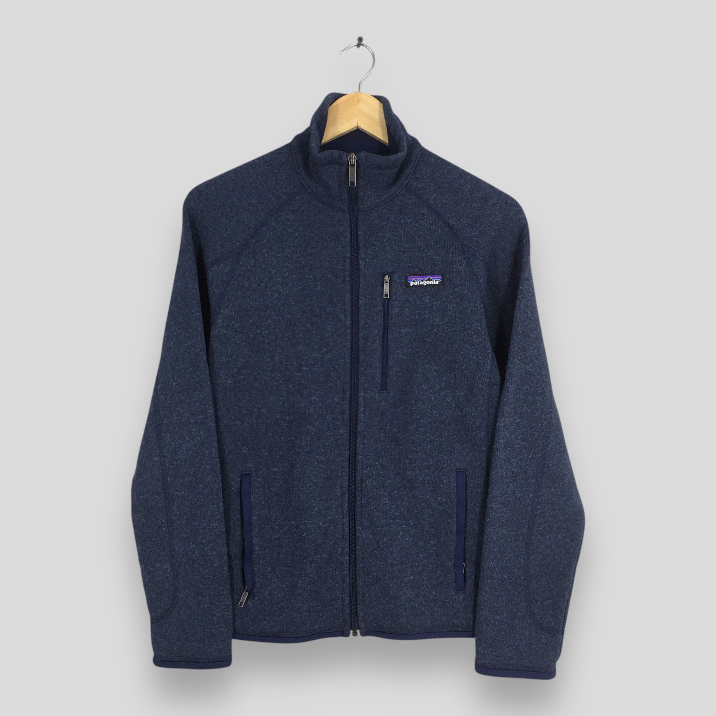 Patagonia × Vintage Vintage Patagonia Blue Zipper Fleece Sweatshirt XSmall Size US XS / EU 42 / 0 - 1 Thumbnail