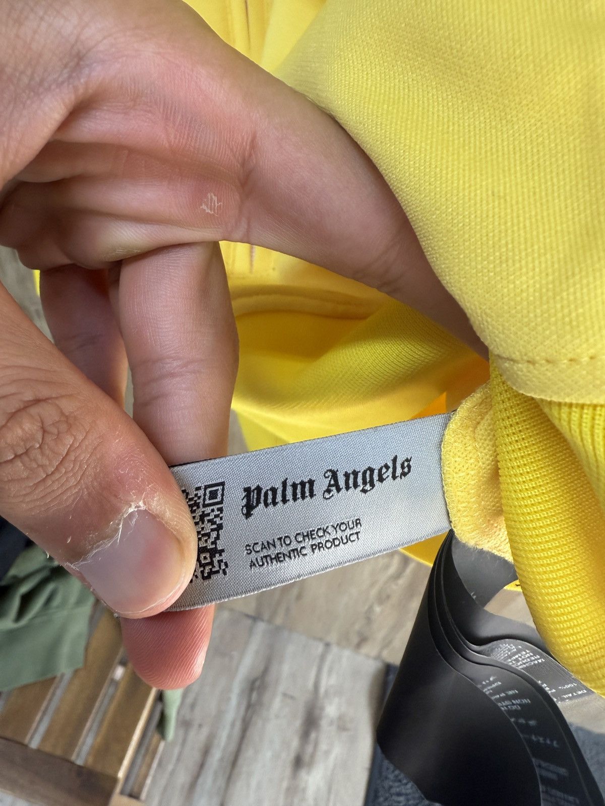Palm Angels Palm Angels Yellow Track Jacket Size US L / EU 52-54 / 3 - 10 Thumbnail