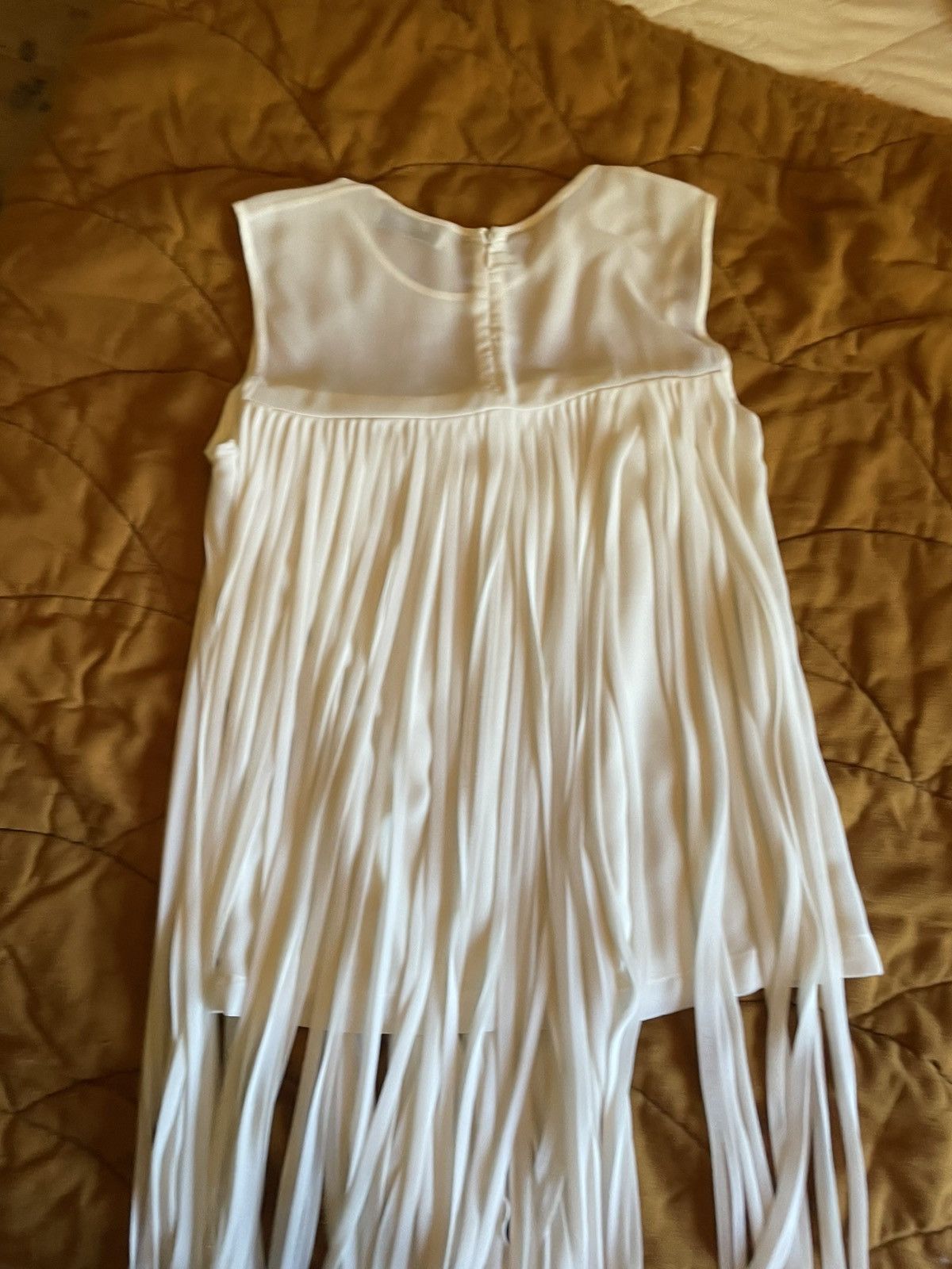 Saint Laurent Paris Saint Laurent Silk Fringe Top FR38 Size S / US 4 / IT 40 - 5 Thumbnail