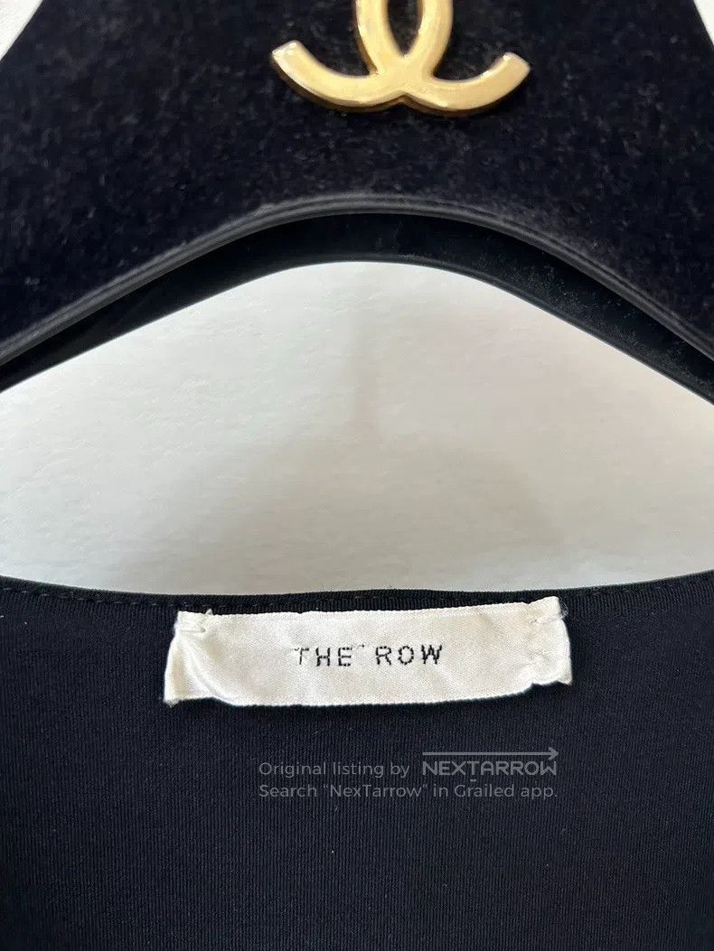 The Row The row Black V-Neck Dress Size M / US 6-8 / IT 42-44 - 3 Thumbnail
