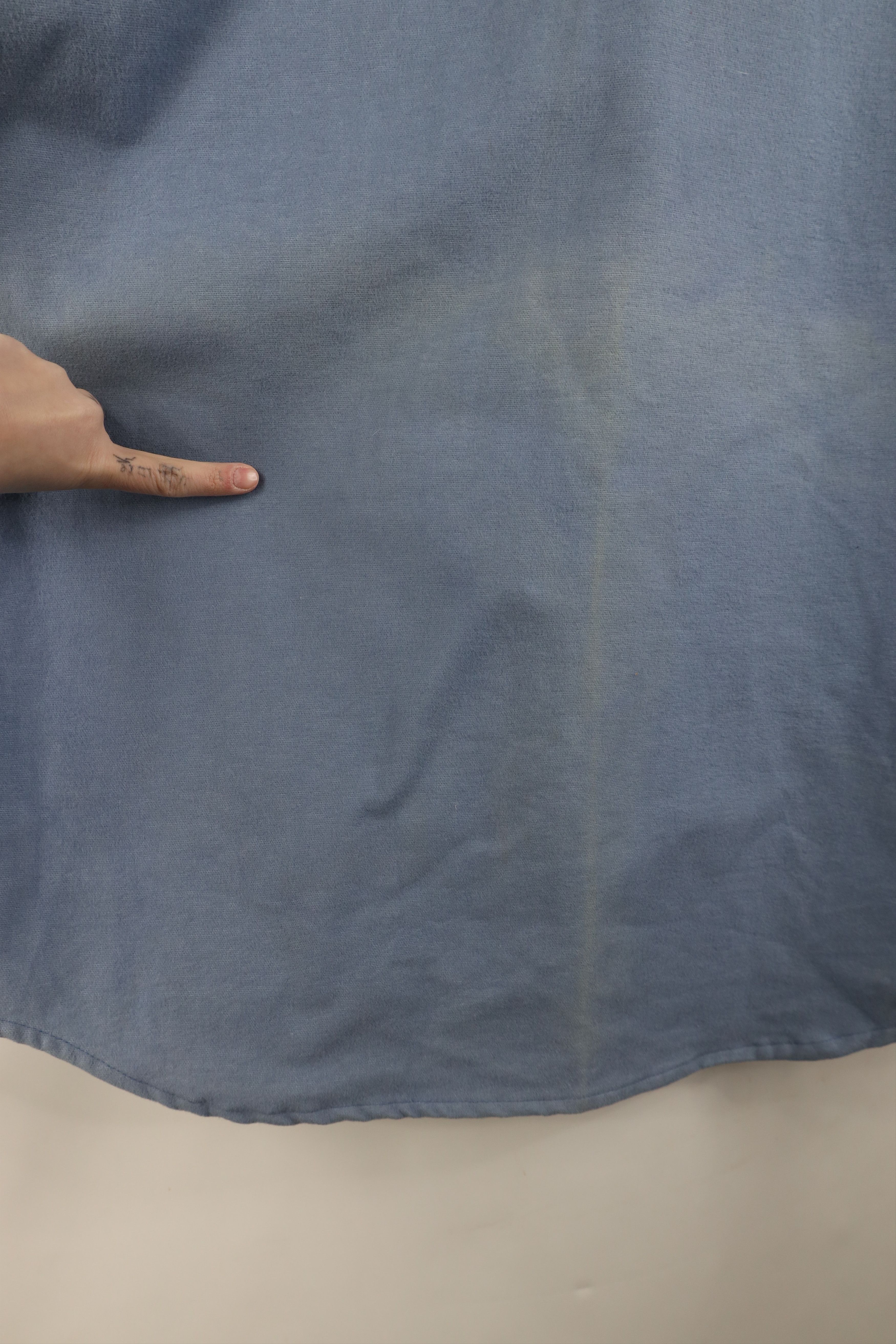 Vintage Vintage 70s Big Mac Chamois Cloth Button Shirt Blue USA Size US XL / EU 56 / 4 - 12 Thumbnail