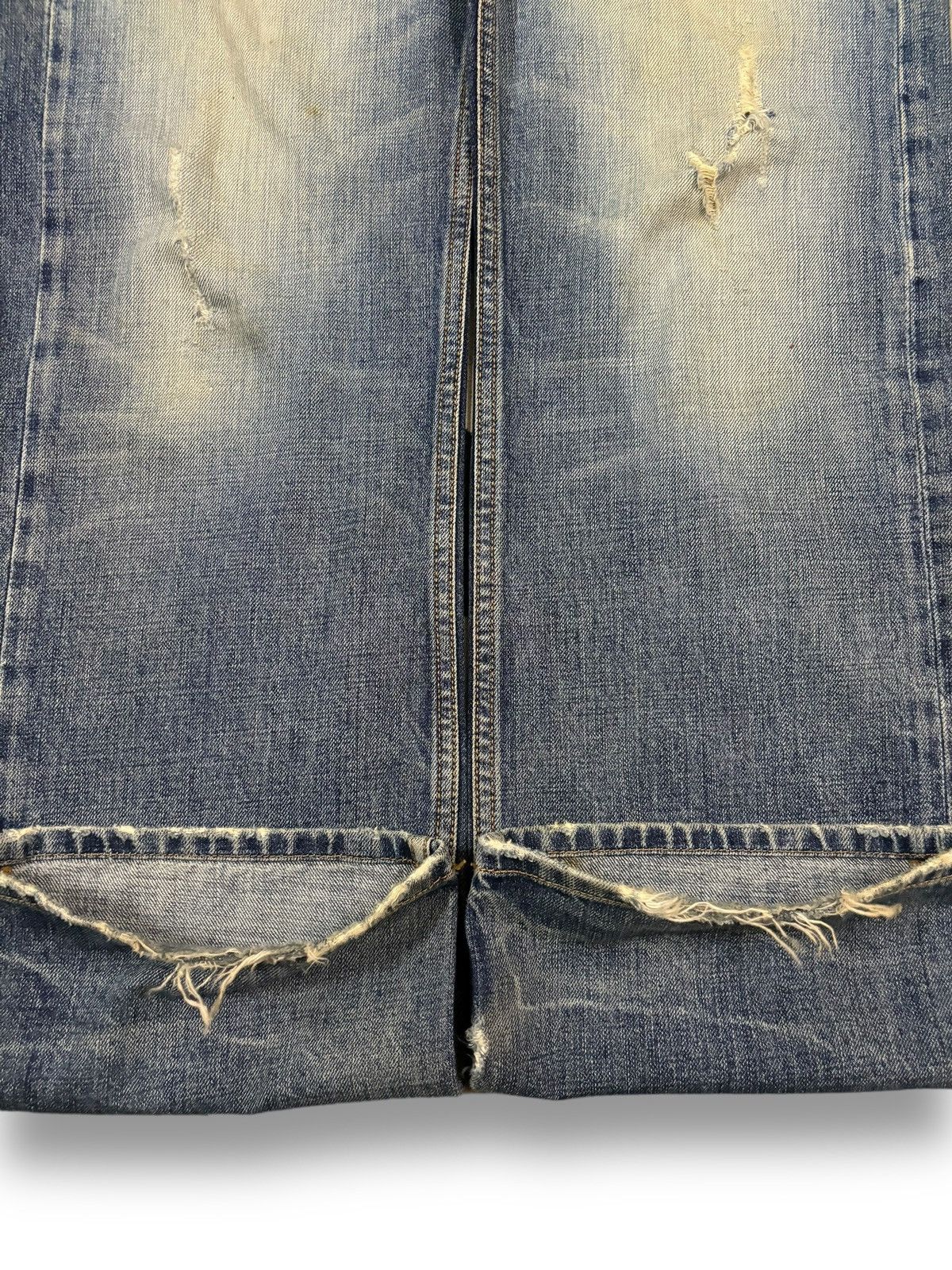 Diesel Vintage Diesel Industry Mud Wash Loose Fit Distressed Jeans Size US 34 / EU 50 - 10 Thumbnail