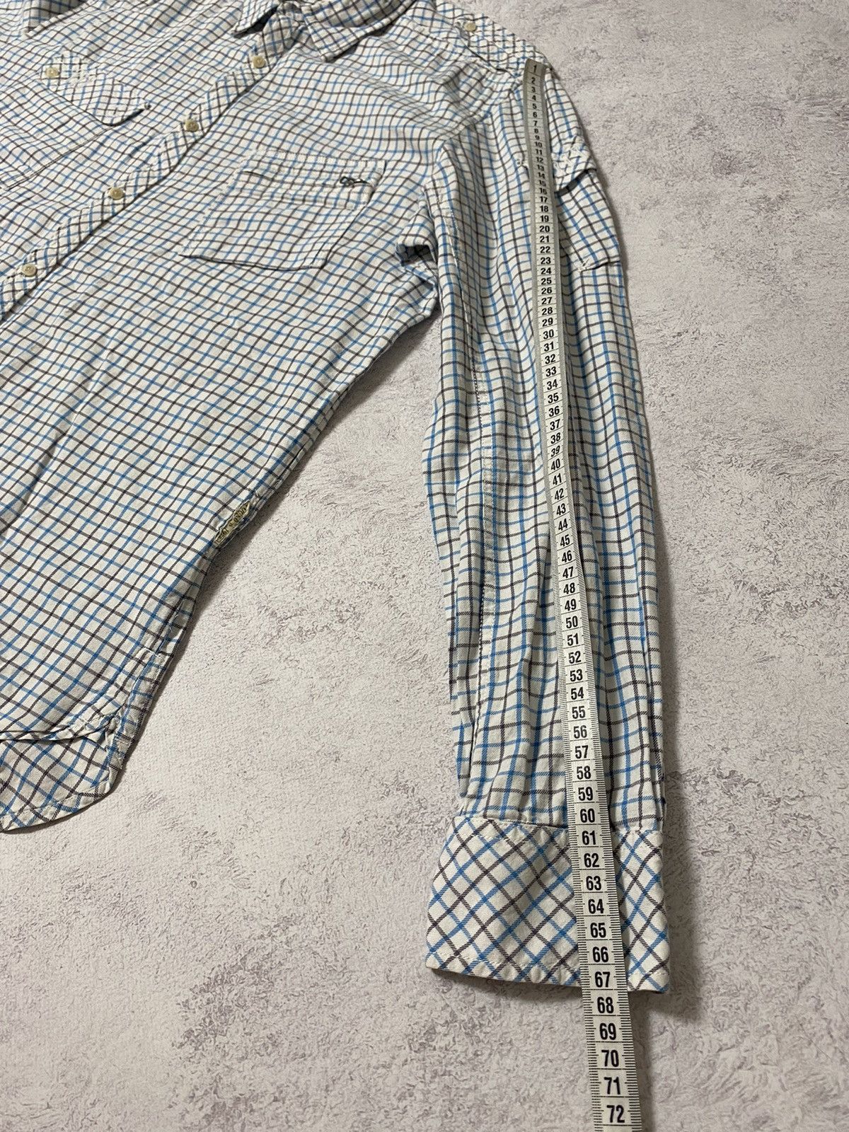 Diesel Vintage Diesel Button Up Check Shirt Zip Pocket Size XL Size US XL / EU 56 / 4 - 16 Thumbnail