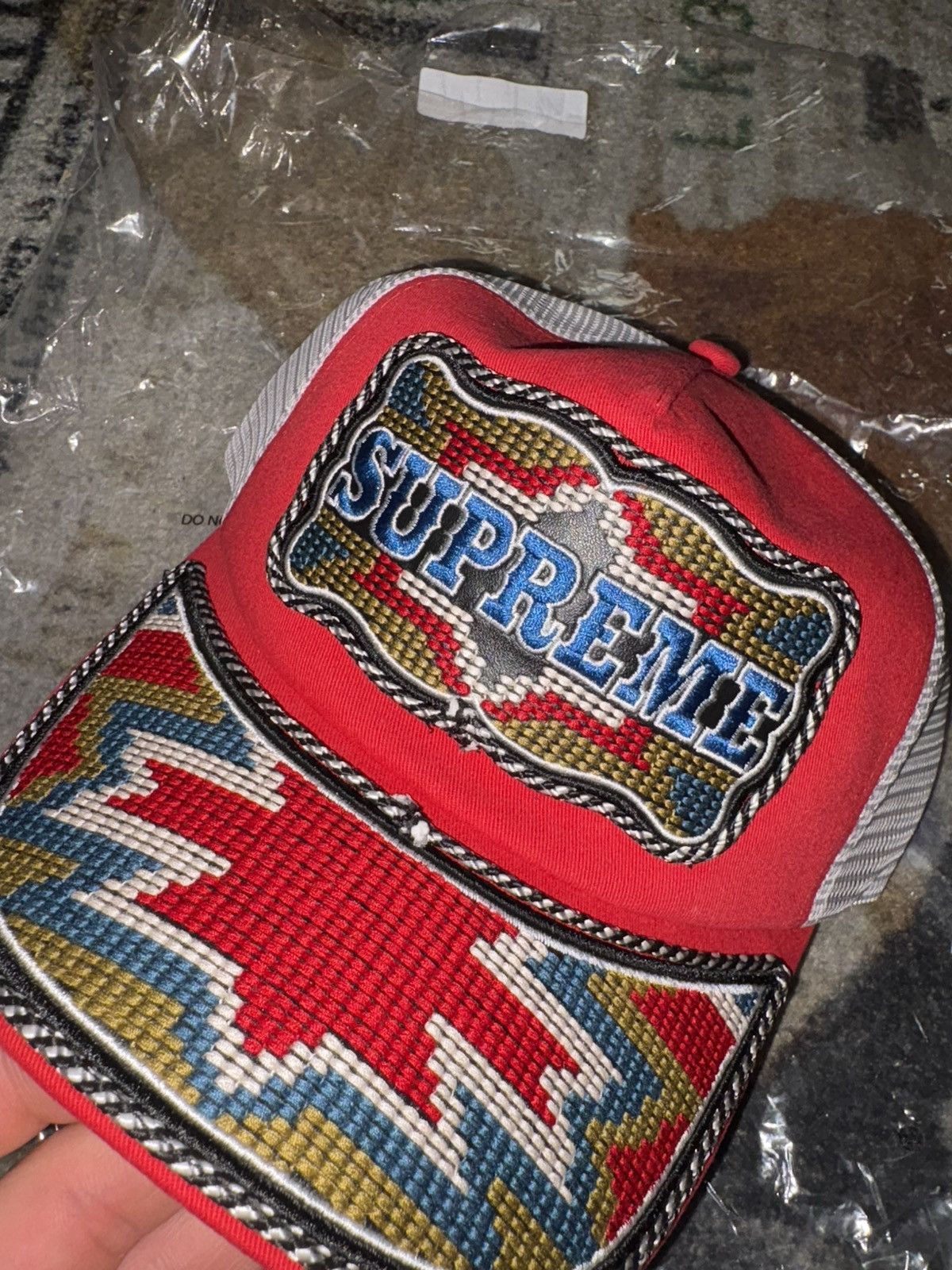 Supreme Supreme Western Embroidered Mesh Back 5-Panel Size ONE SIZE - 2 Thumbnail
