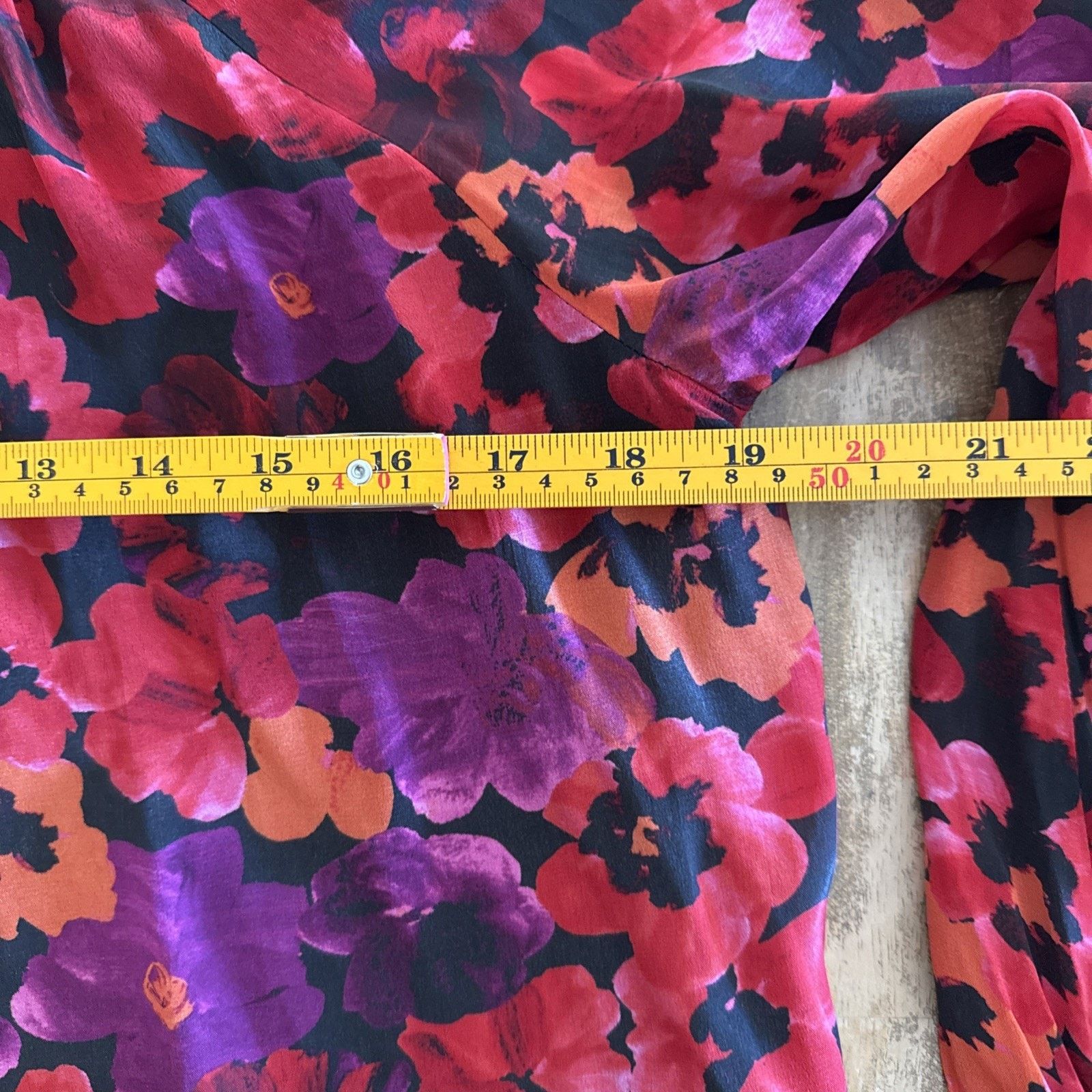 Saylor SAYLOR Beck Floral Top Red Orange Purple Multi Long Sleeve M Size M / US 6-8 / IT 42-44 - 7 Thumbnail