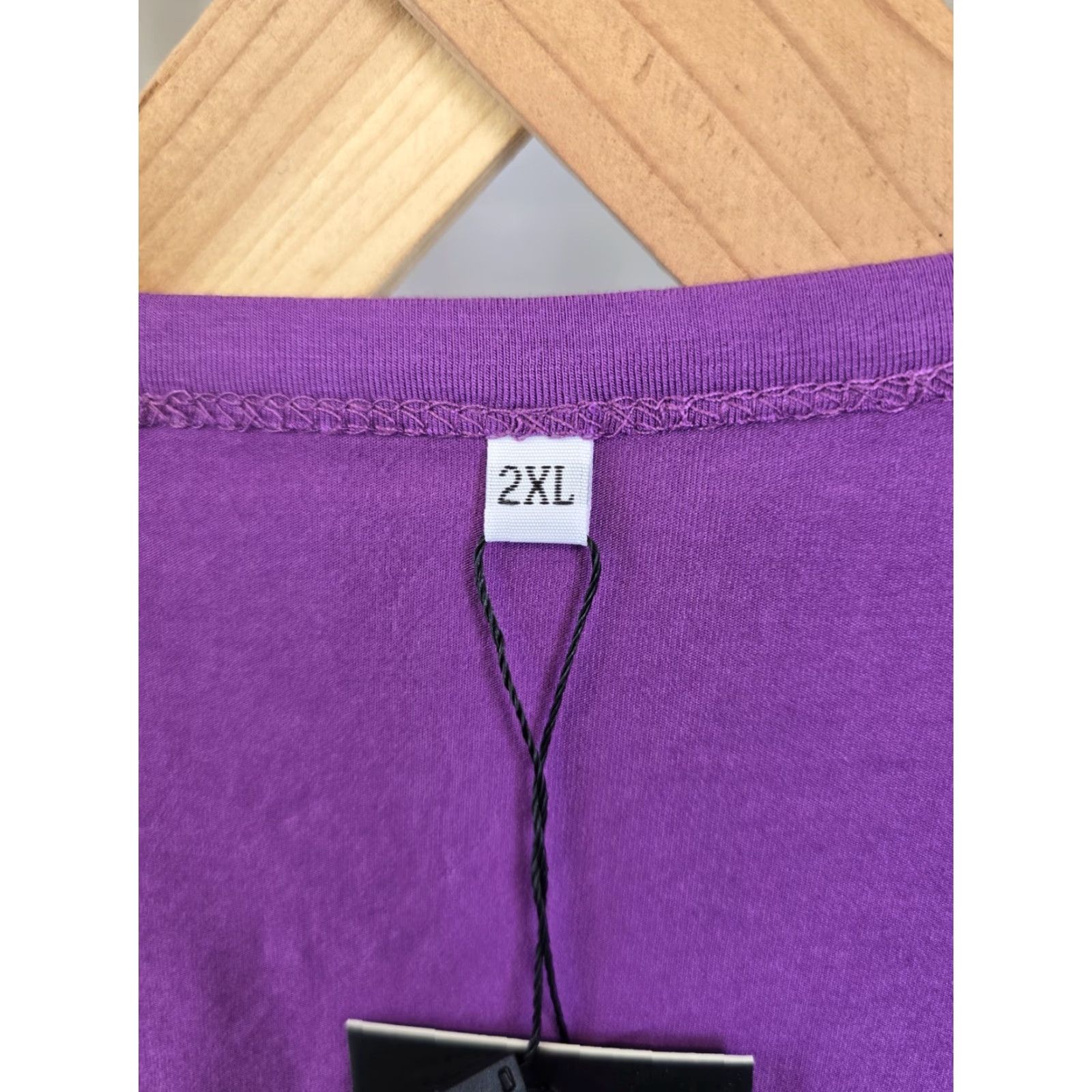 Vintage GGOV Womens Long Sleeve Crop Top Square Crewneck Top - Purple - 2XL - NWT - Blouse - Cropped - Solid - Sleeve Long - Pullover - Casual - Travel Size XXL / US 16-18 / IT 52-54 - 5 Thumbnail