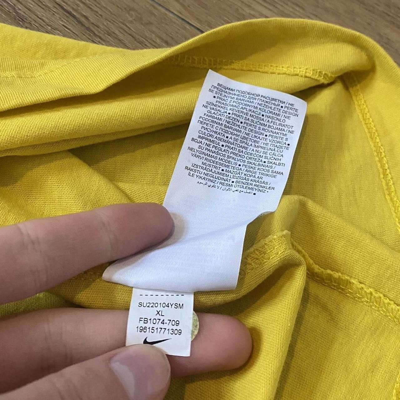 Nike Yellow Nike cotton t-shirt #streetwear Sportswear Size US XL / EU 56 / 4 - 5 Thumbnail