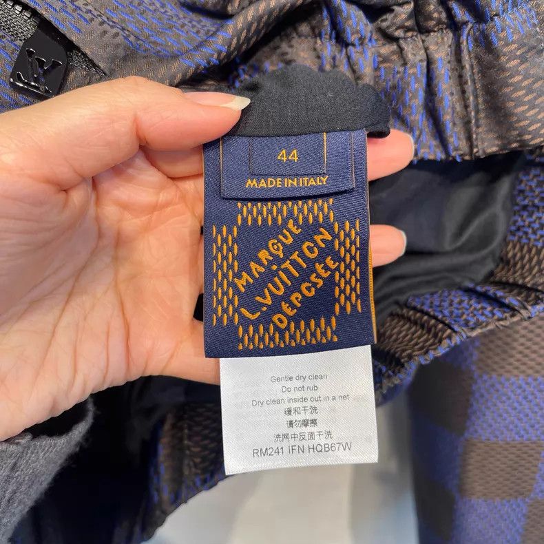 Louis Vuitton Louis Vuitton Blue checkerboard pearl embroidered slogan j Size US S / EU 44-46 / 1 - 4 Thumbnail