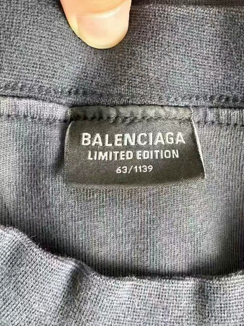 Balenciaga Balenciaga BFRND Black Bandanna Band Anti-Wear Short Sleev Size US M / EU 48-50 / 2 - 4 Thumbnail
