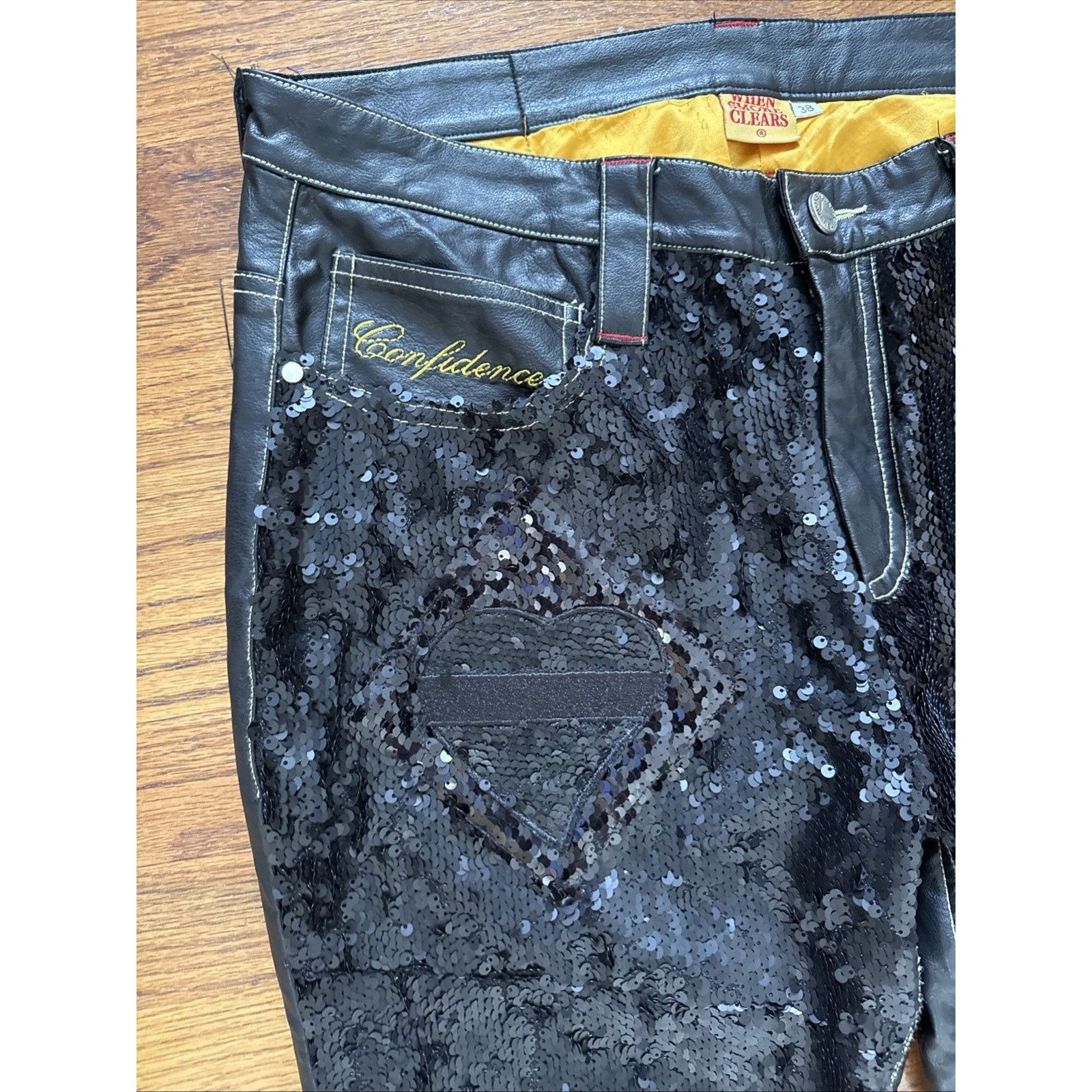 Whensmokeclears Whensmokeclears WSC SEQUIN PANTS Men’s Size 38 SEE PHOTOS! Size US 38 / EU 54 - 5 Thumbnail