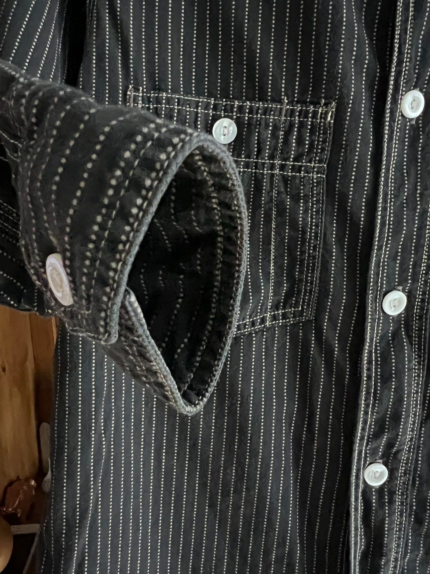 Freewheelers Freewheelers Black Wabash Work Shirt Size US M / EU 48-50 / 2 - 2 Thumbnail