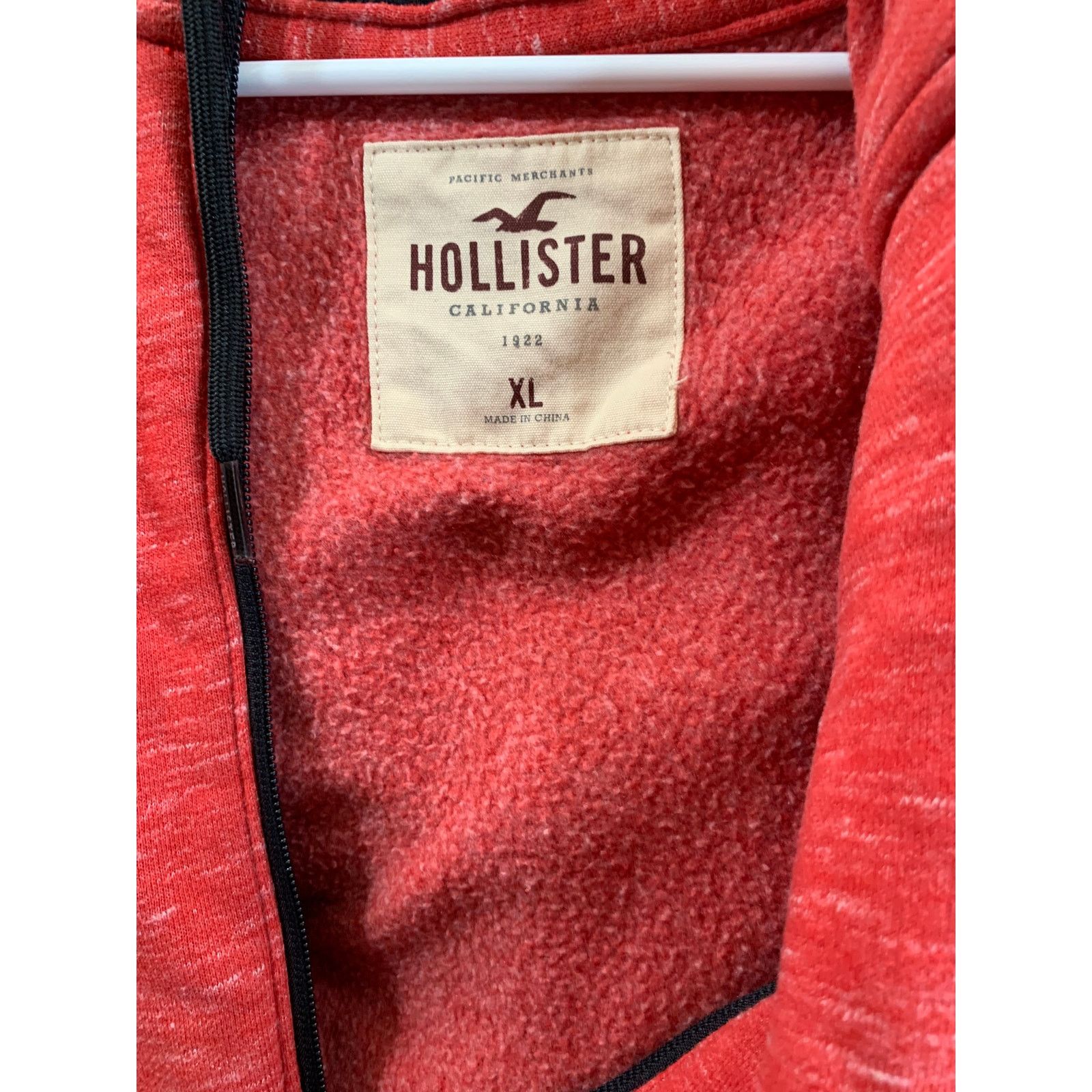 Other Hollister Jacket Womens Extra Large Orange Full Zip Size XL / US 12-14 / IT 48-50 - 3 Thumbnail