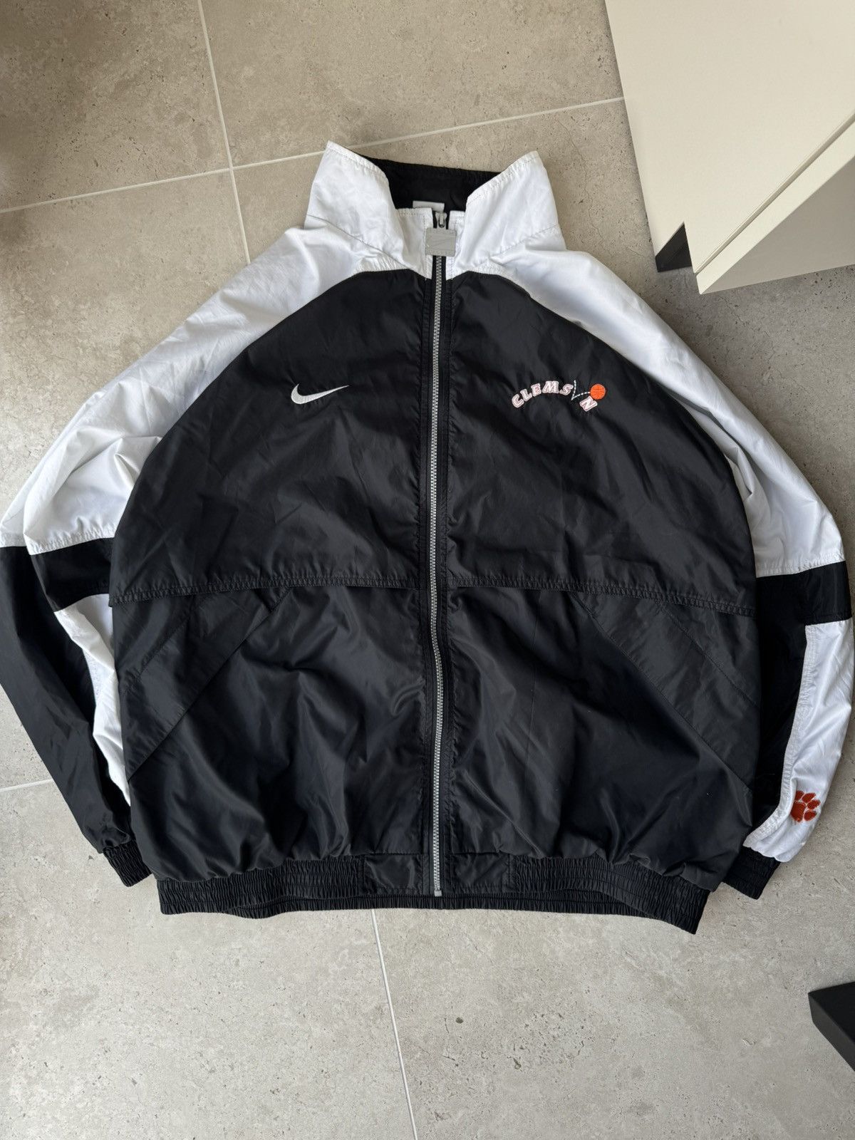Nike × Vintage Vintage Y2K Nike Team Drill Nylon Swoosh Tracksuit Size US XXL / EU 58 / 5 - 2 Thumbnail
