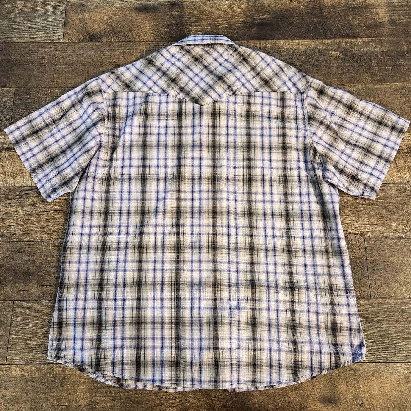 Wrangler VINTAGE Wrangler Western Saw Tooth Pearl Snap Mens XL Cowboy Plaid Shirt Size US XL / EU 56 / 4 - 6 Thumbnail