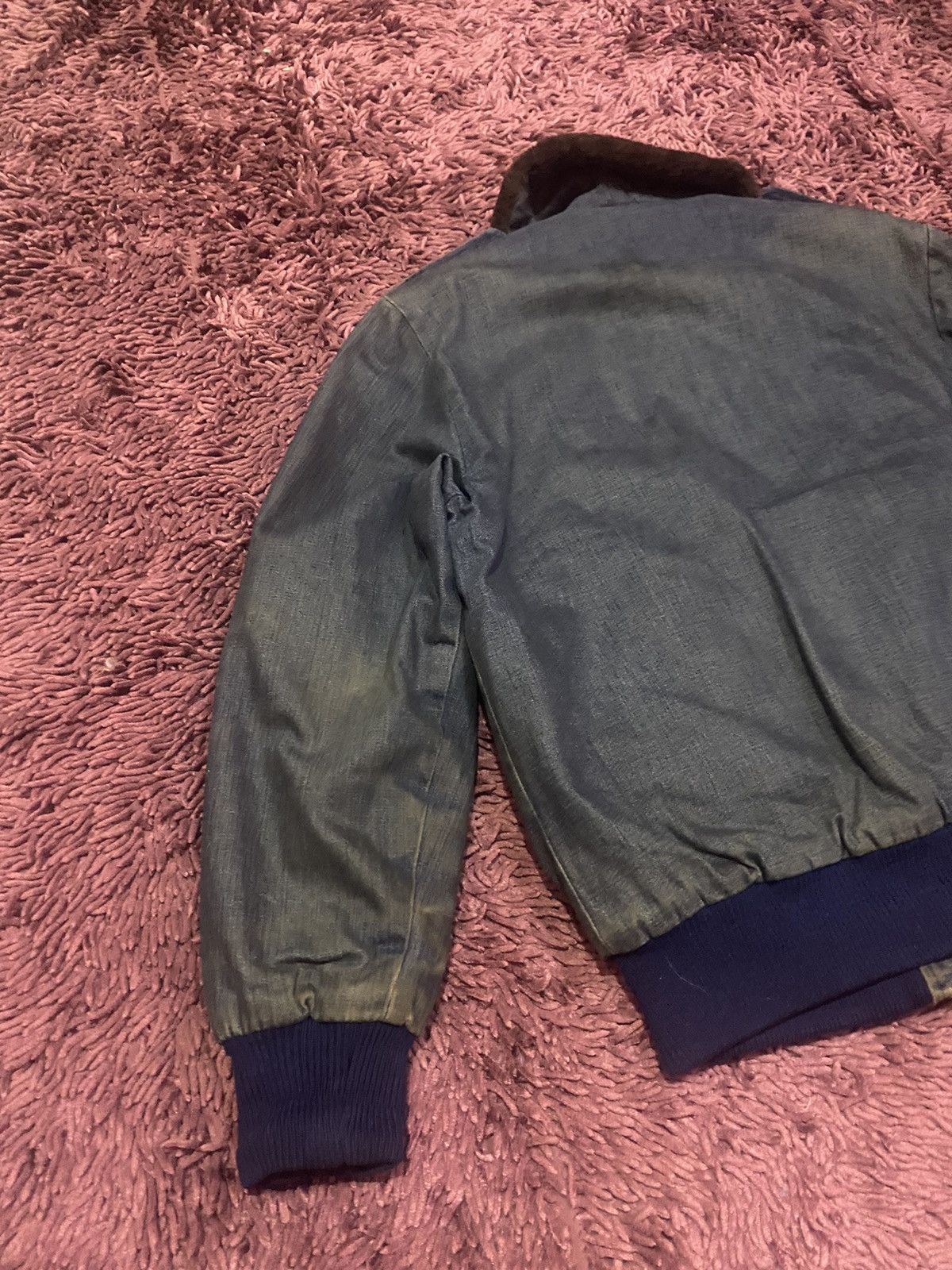 Edwin × Vintage Vintage Edwin Denim Quilted Winter Jacket Size US M / EU 48-50 / 2 - 11 Thumbnail