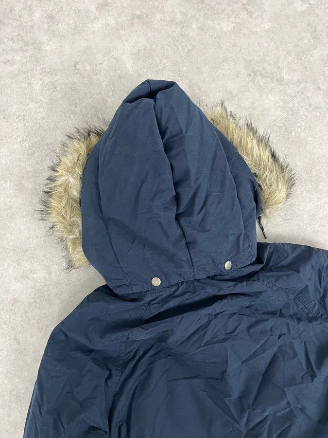 Polo Ralph Lauren 2000s Ralph Lauren Denim & Supply Fur Hood Puffer Parka Navy Jacket Size US M / EU 48-50 / 2 - 7 Thumbnail