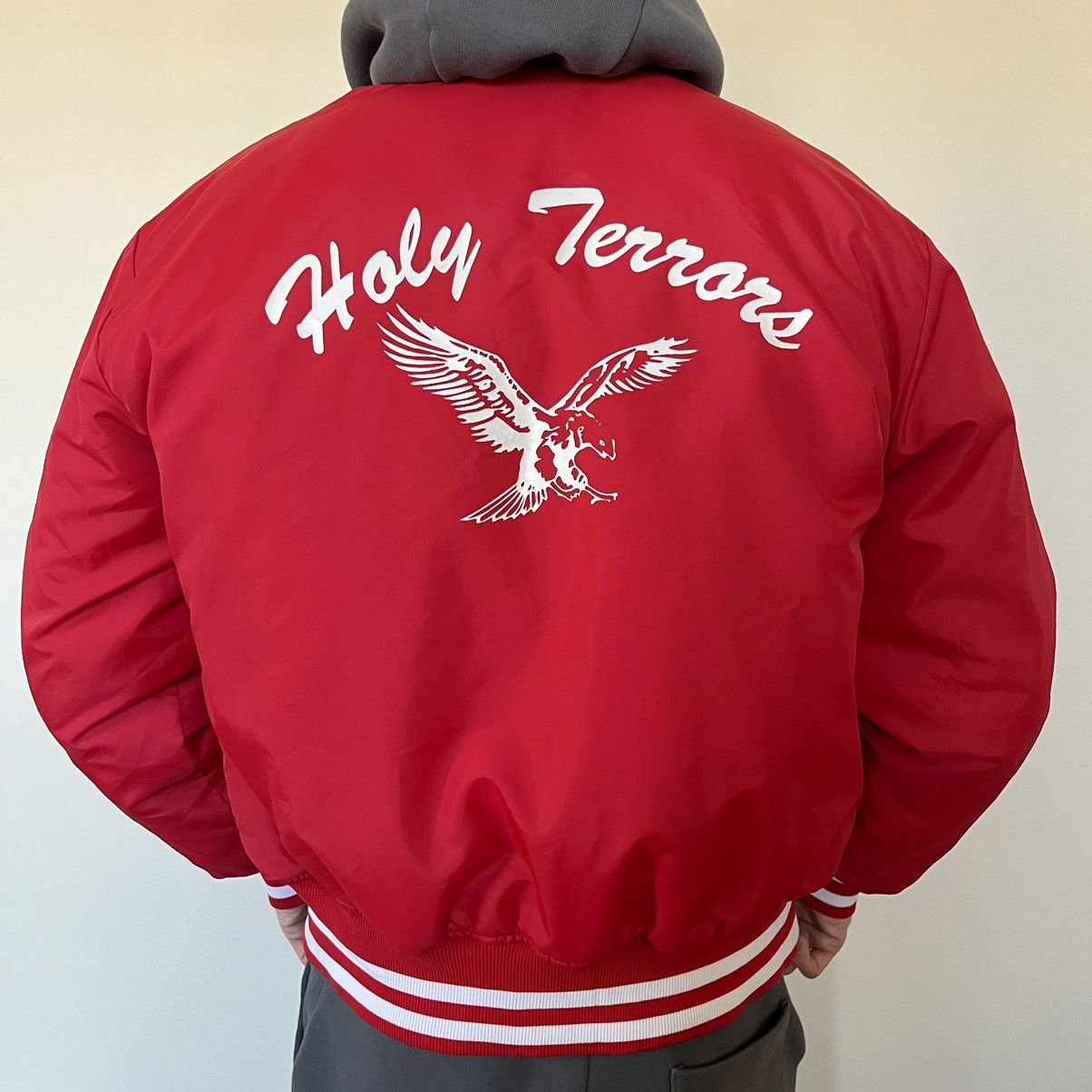 MLB Vintage 90’s Maple “Holy Terrors” Varsity Jacket Size US M / EU 48-50 / 2 - 4 Thumbnail