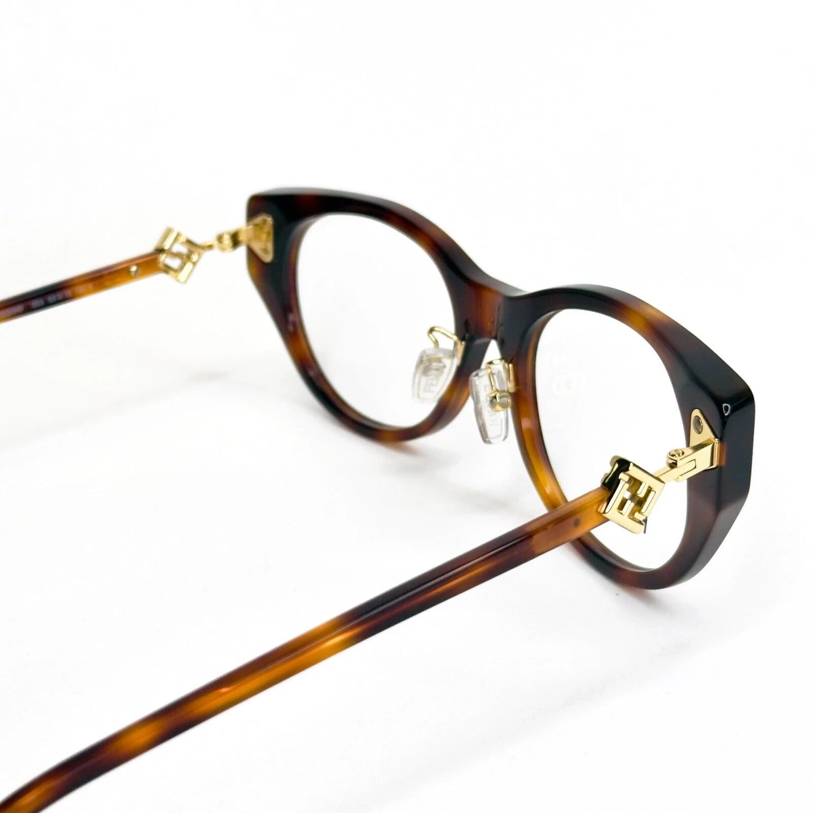 Fendi FENDI DIAMONDS LOGO 50099 052 Brown Eyeglasses FE50099F 053 Size ONE SIZE - 4 Thumbnail