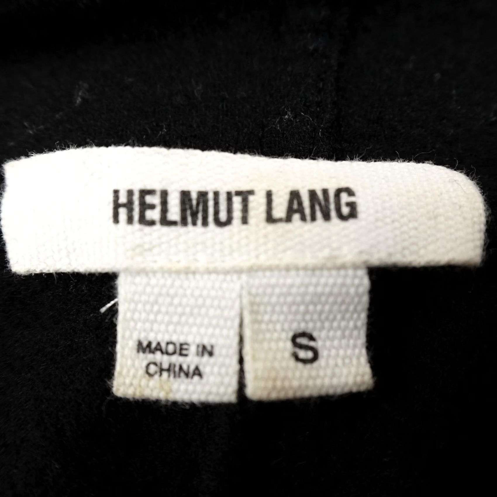 Helmut Lang VINTAGE Helmut Lang Coat Womens S Black Wool Toggle Leather Trim Long Cardigan Jacket Size S / US 4 / IT 40 - 4 Thumbnail