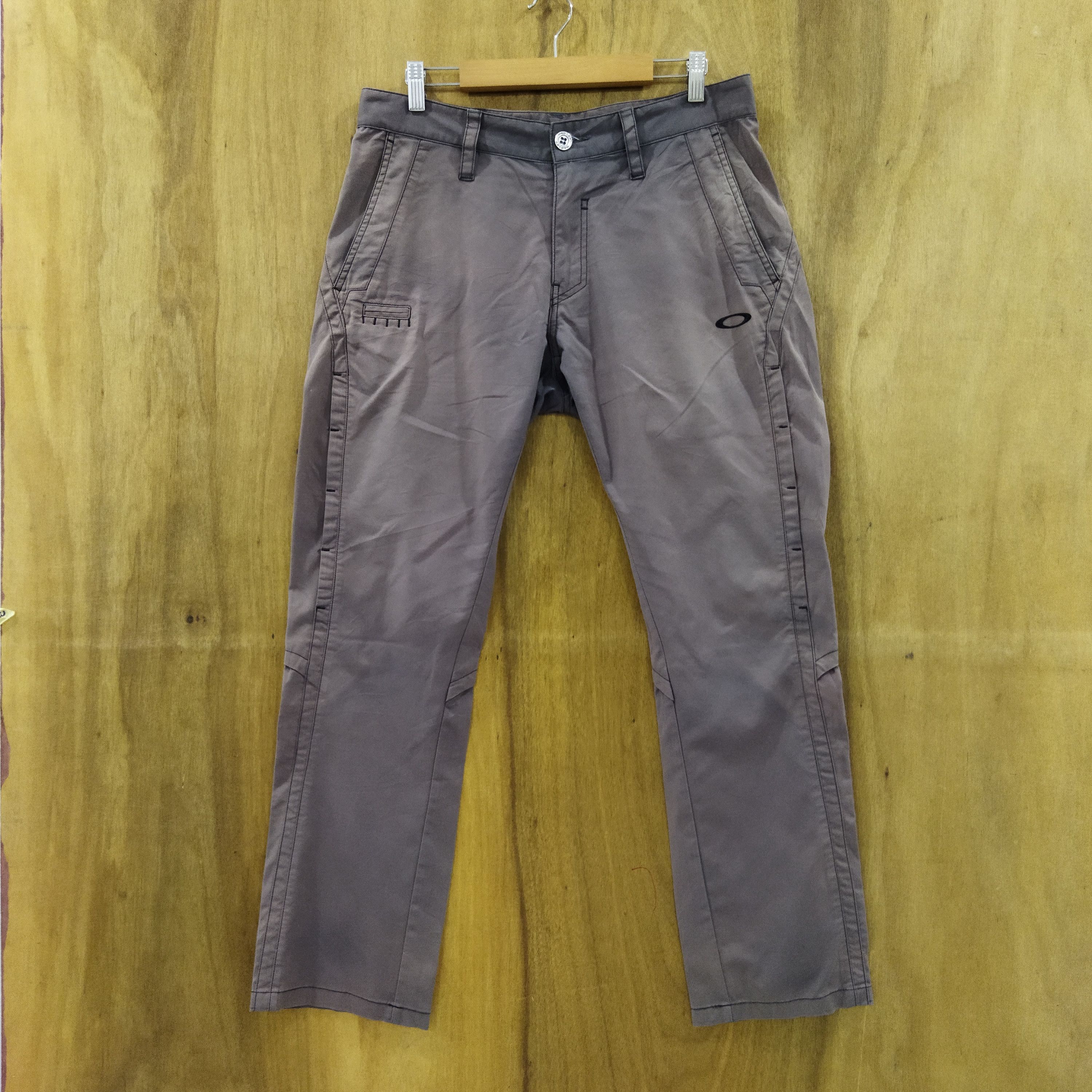 Japanese Brand OAKLEY FADED BROWN PANTS Size US 32 / EU 48 - 1 Thumbnail