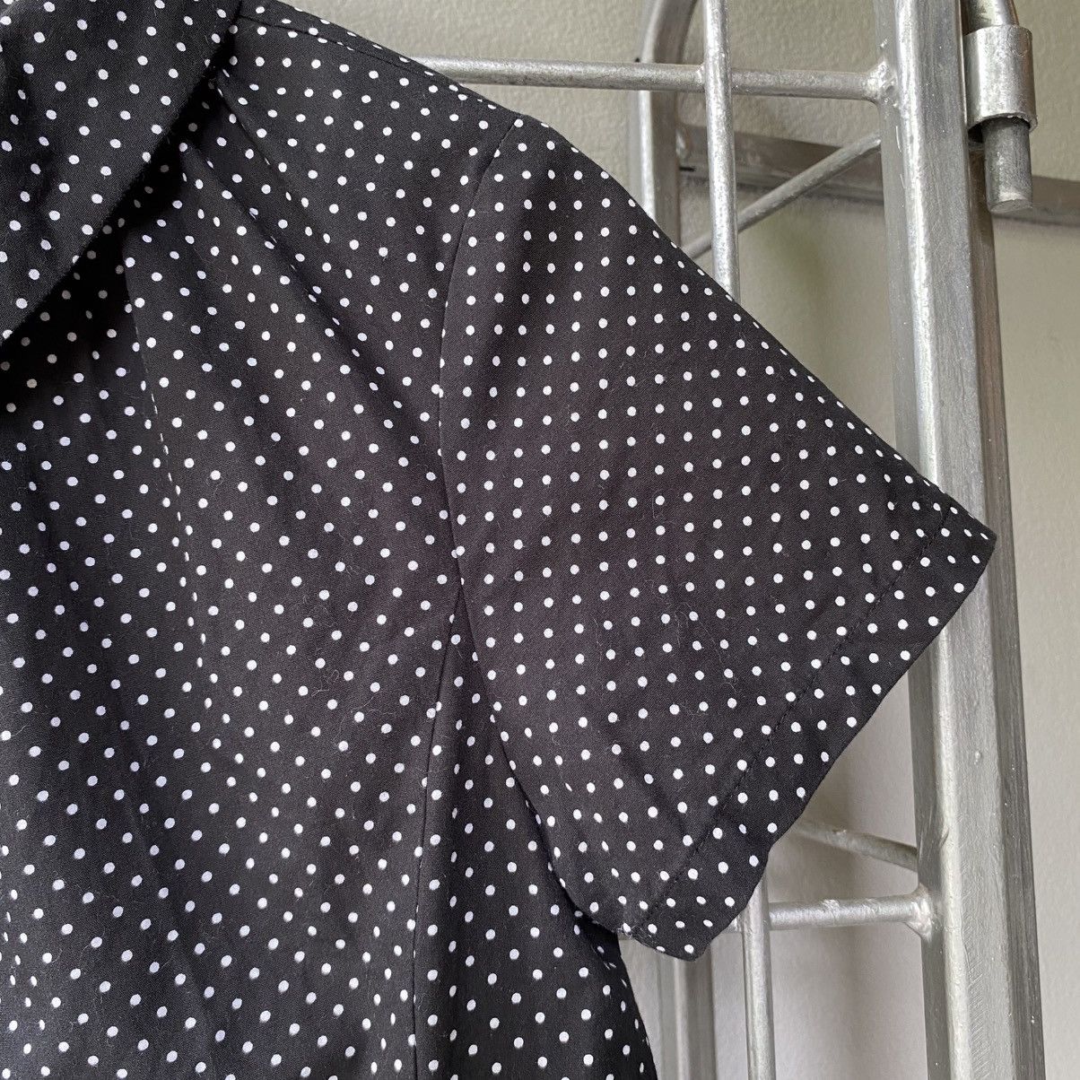 Japanese Brand A/T Black Dot Blouse with Peter Pan Collar Size S / US 4 / IT 40 - 5 Thumbnail