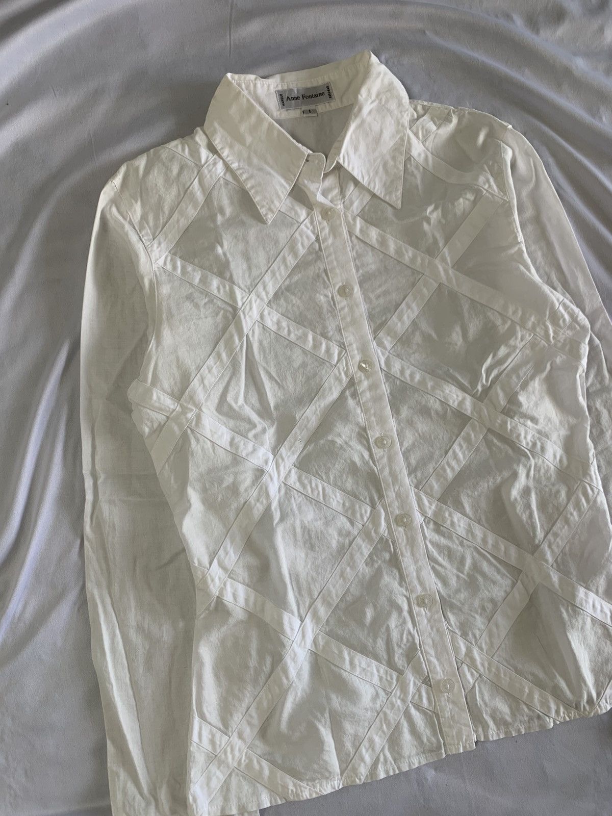 ANNE FONTAINE Japan brand Anne fortaine button up shirt Size S / US 4 / IT 40 - 5 Thumbnail