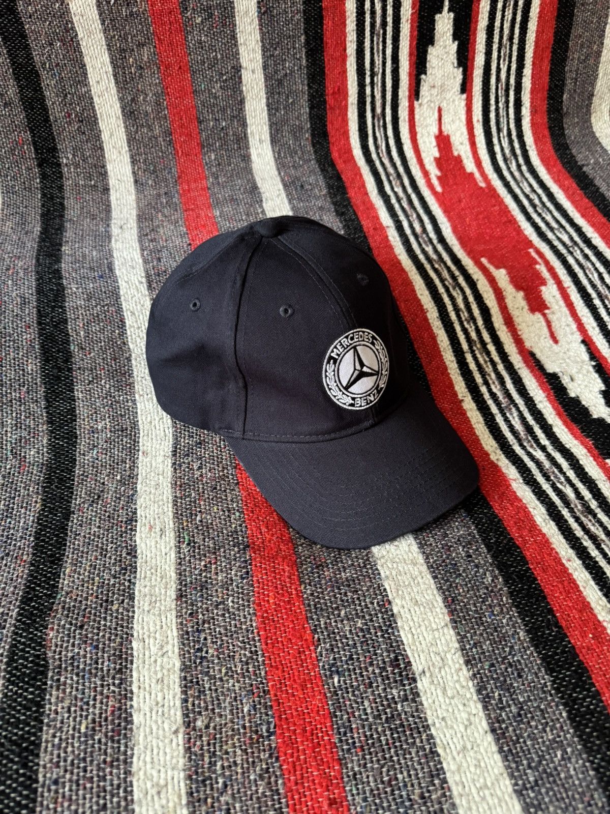 Mercedes-Benz Mercedes Benz y2k “Navy” Moto Racing Formula 1 Hat Size ONE SIZE - 1 Thumbnail