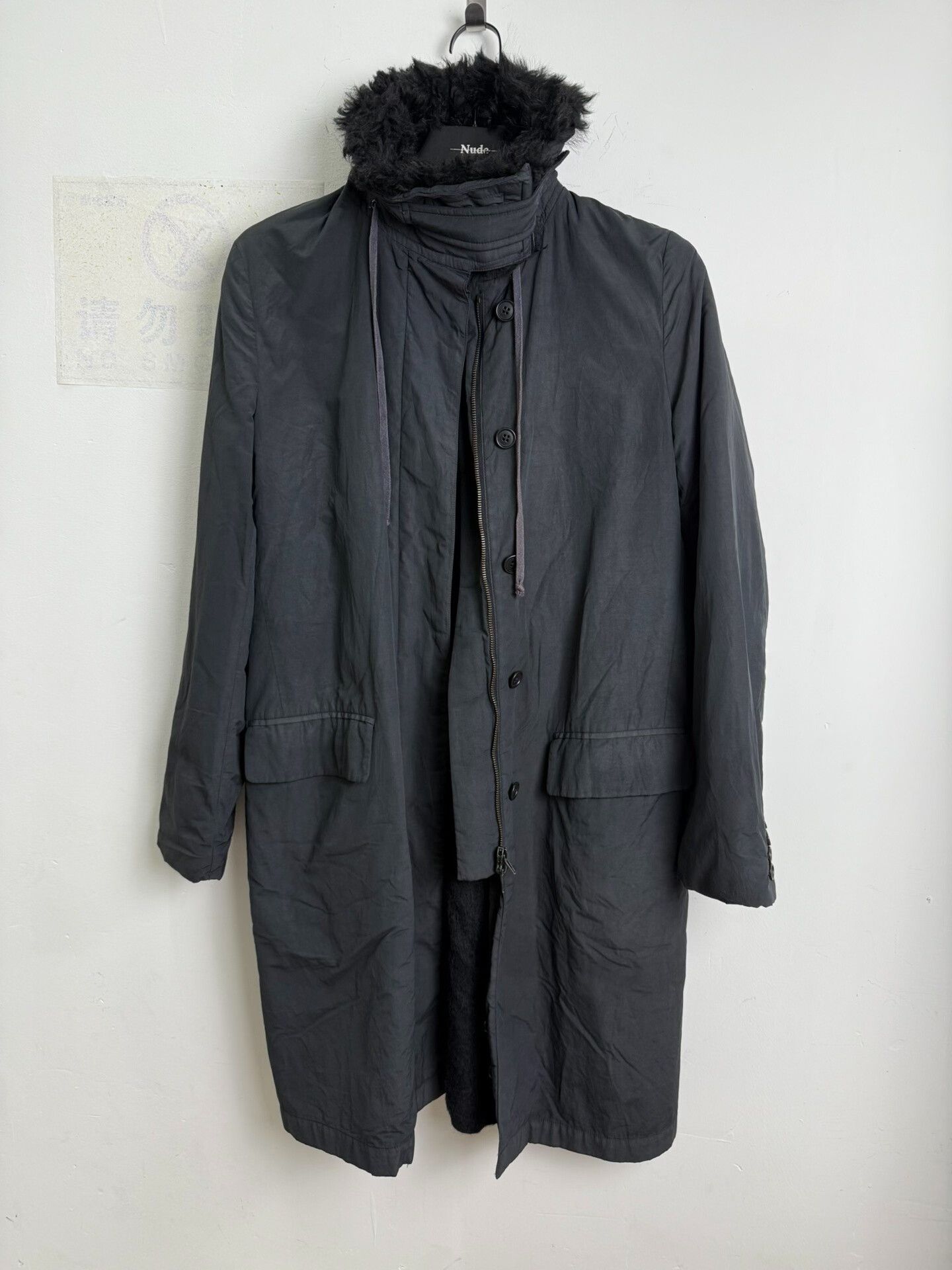 Helmut Lang helmut lang 1999AW parka coat with fur collar Size US M / EU 48-50 / 2 - 1 Thumbnail