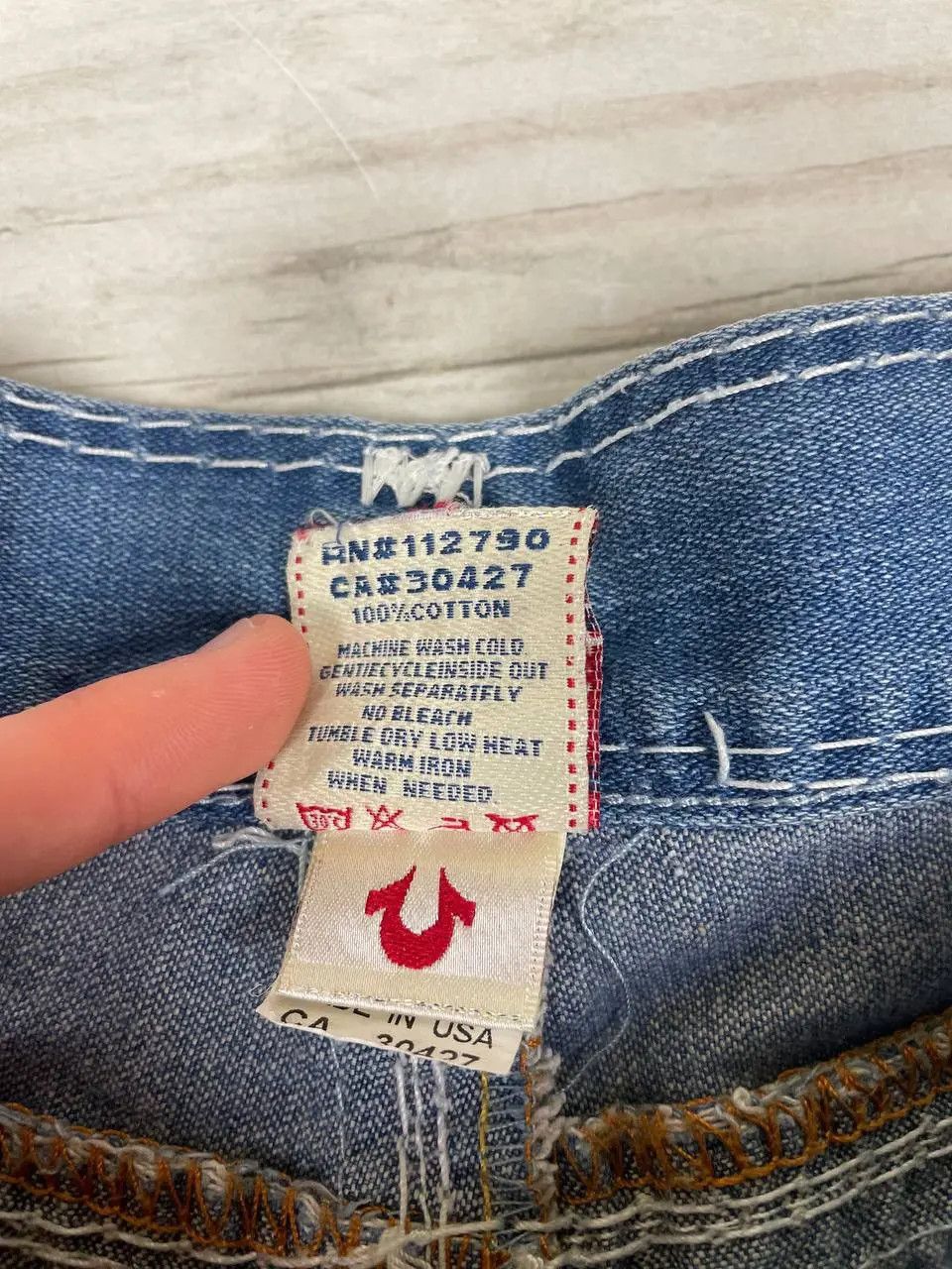 True Religion Vintage True Religion Straight Denim Jeans Japan Baggy 90s Size US 32 / EU 48 - 11 Thumbnail